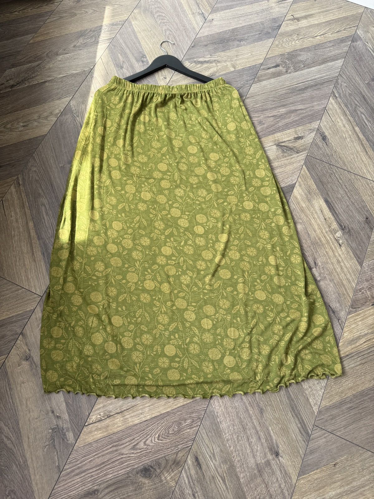 Gudrun Sjoden Vintage Gudrun Sjoden Green A-Line Midi Skirt Womens Size M / US 6-8 / IT 42-44 - 5 Thumbnail