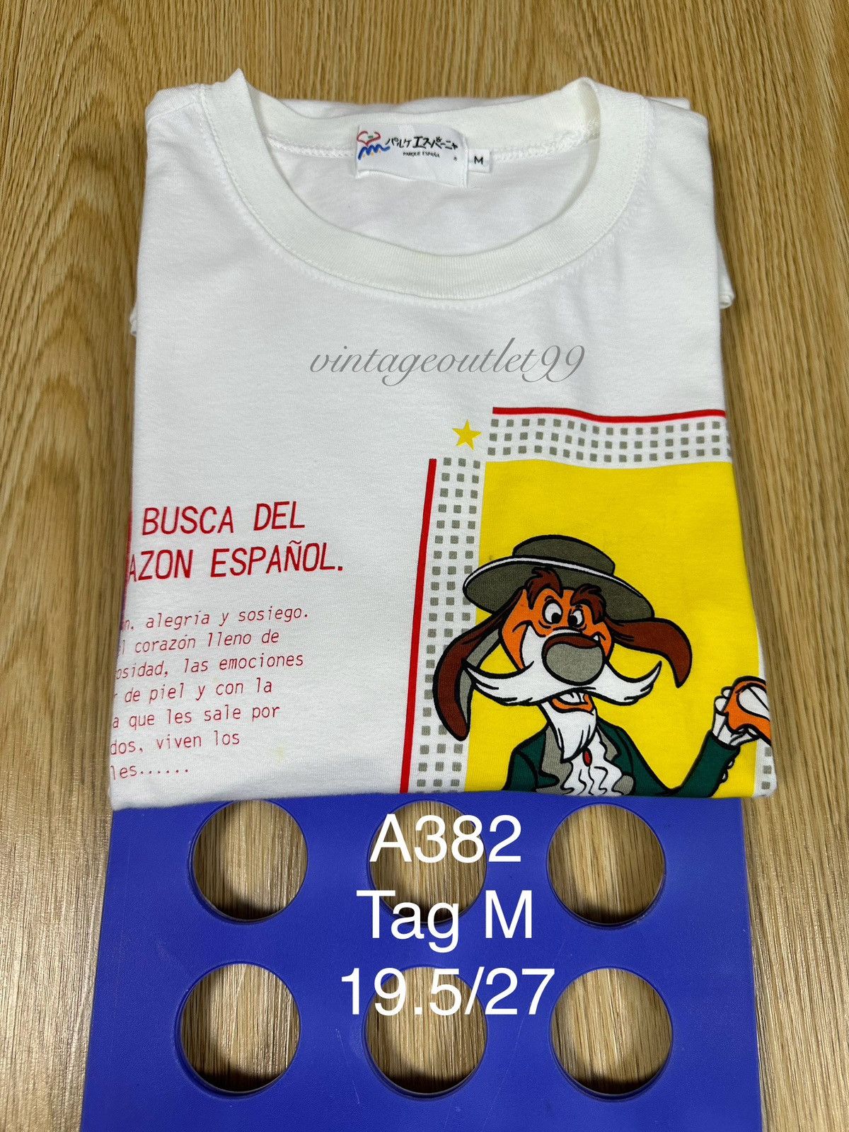 Vintage Vintage 80s Spain Village Single Stitch Tshirt A382 Size US M / EU 48-50 / 2 - 12 Thumbnail