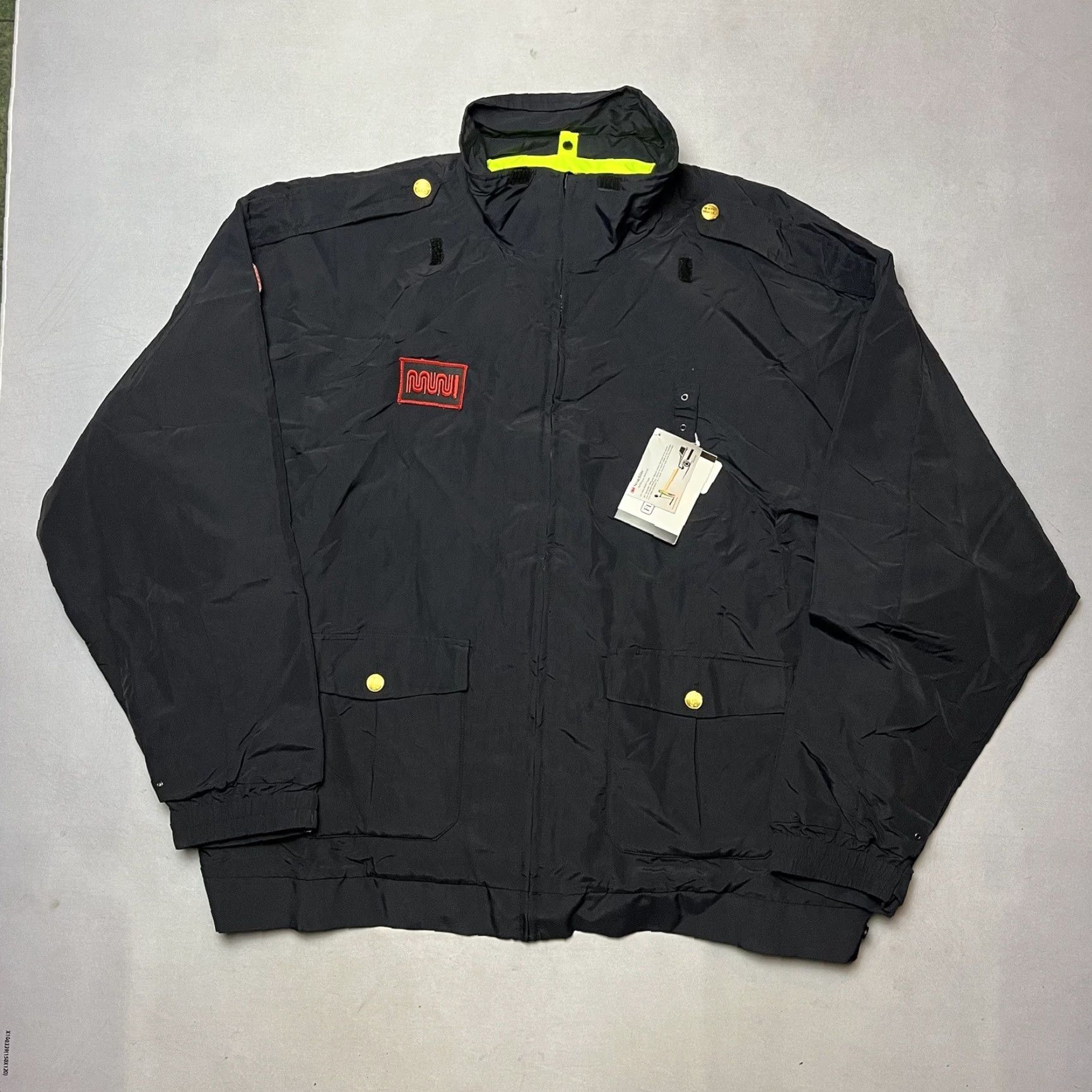Vintage San Francisco Muni Reversible Operator Jacket NWT Size US XXL / EU 58 / 5 - 2 Thumbnail