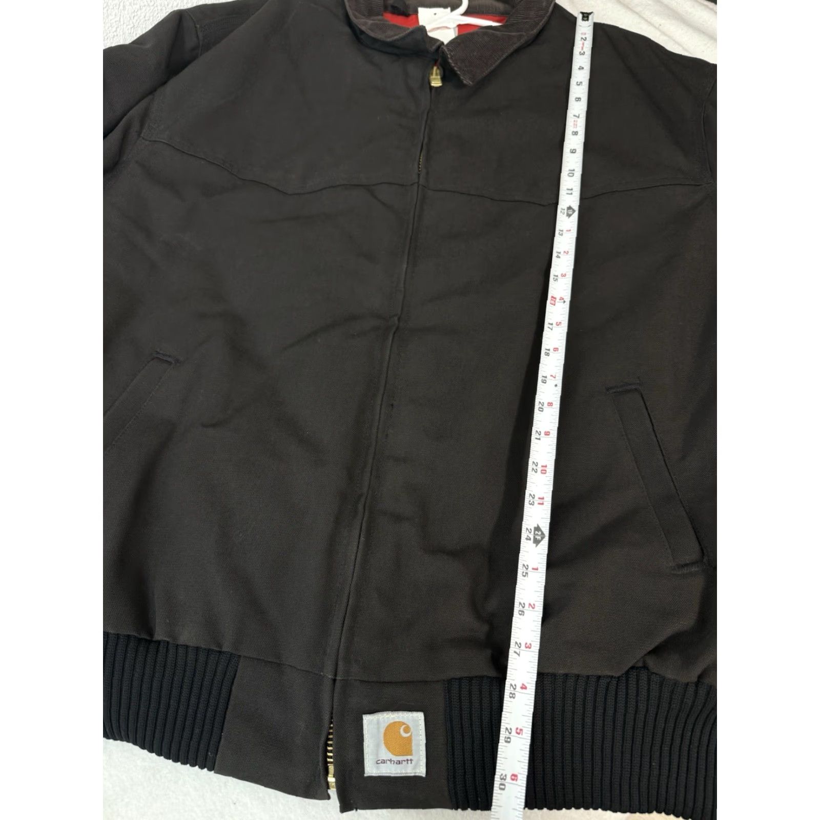 Carhartt VINTAGE Carhartt Bomber Jacket 5XL Black 90s Santa Fe Lined Men's Jacket Size US XXL / EU 58 / 5 - 2 Thumbnail
