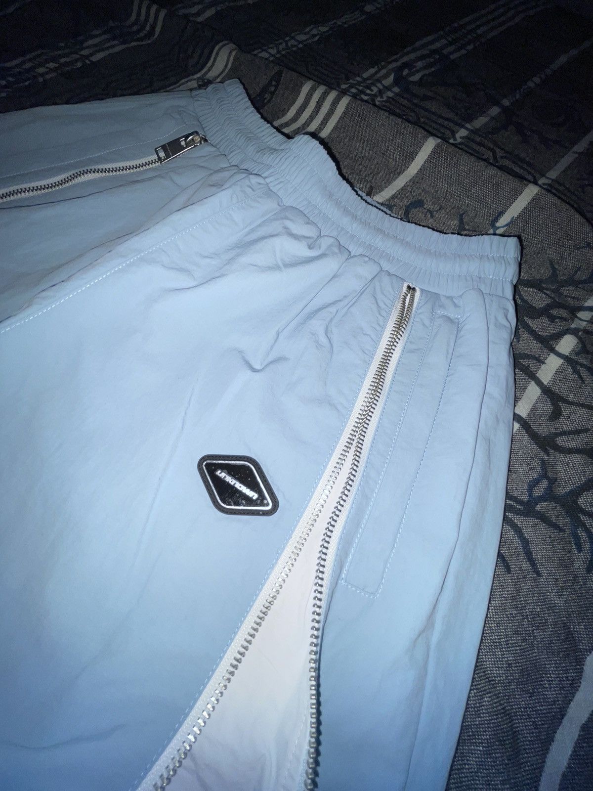 Unknown London Baby Blue Track Pants Size US 28 / EU 44 - 4 Thumbnail