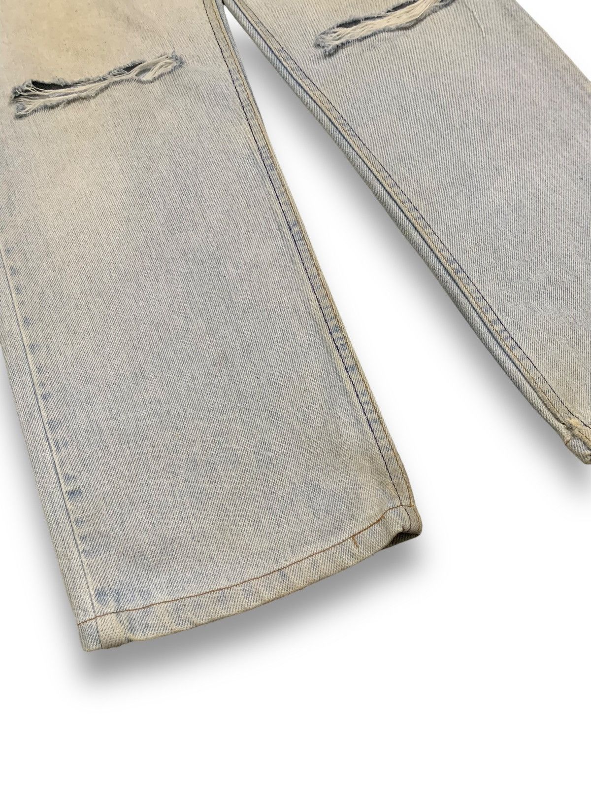 Levi's Vintage 80s Levis 510 Rusty Mud Wash Distressed Grunge Jeans Size US 32 / EU 48 - 9 Thumbnail