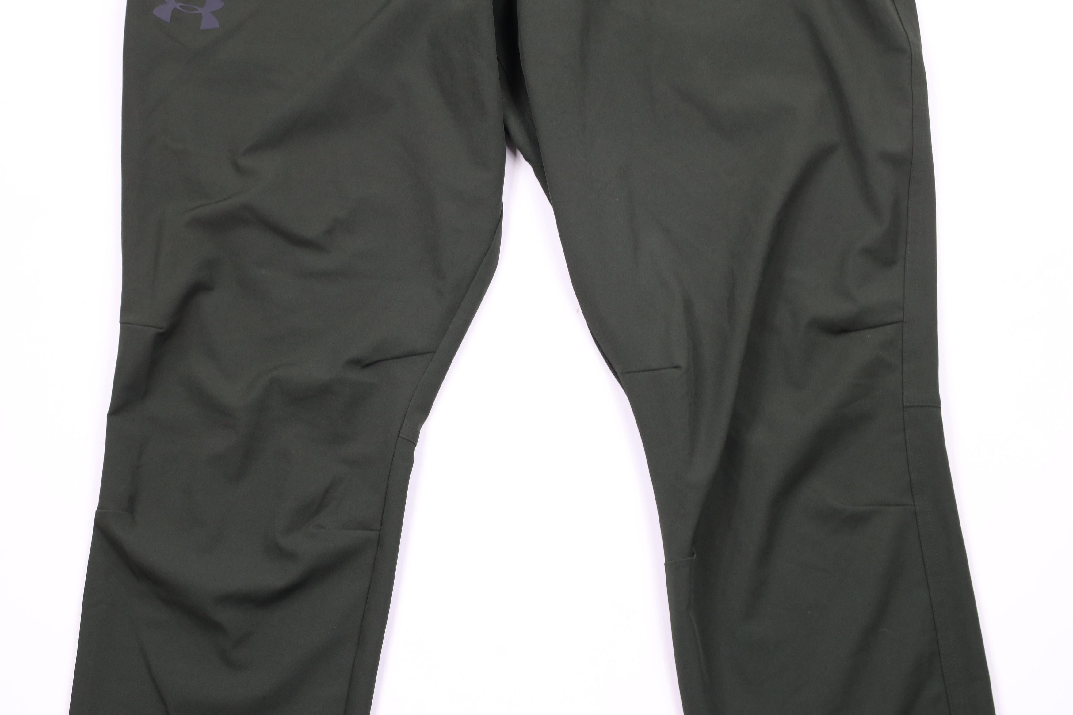 Under Armour × Vintage Under Armour Out Fitted Tapered Leg Warm Up Gym Pants Green Size US 38 / EU 54 - 3 Thumbnail