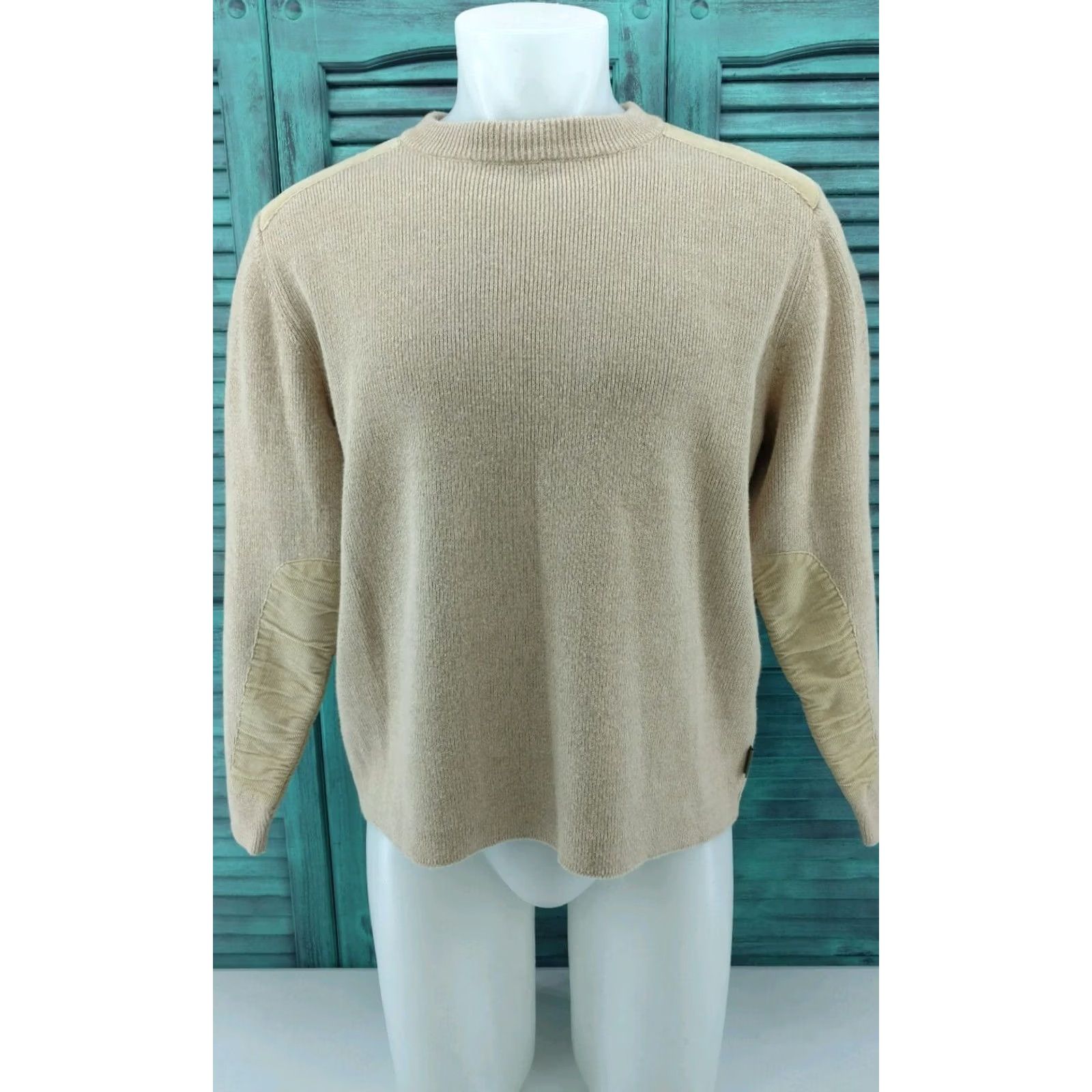 Vintage Woolrich Mens Sweater Khaki Size L Crewneck Cotton Blend Woolrich Mens Khaki Sweater L Large Crewneck Cotton Blend Size US L / EU 52-54 / 3 - 4 Thumbnail