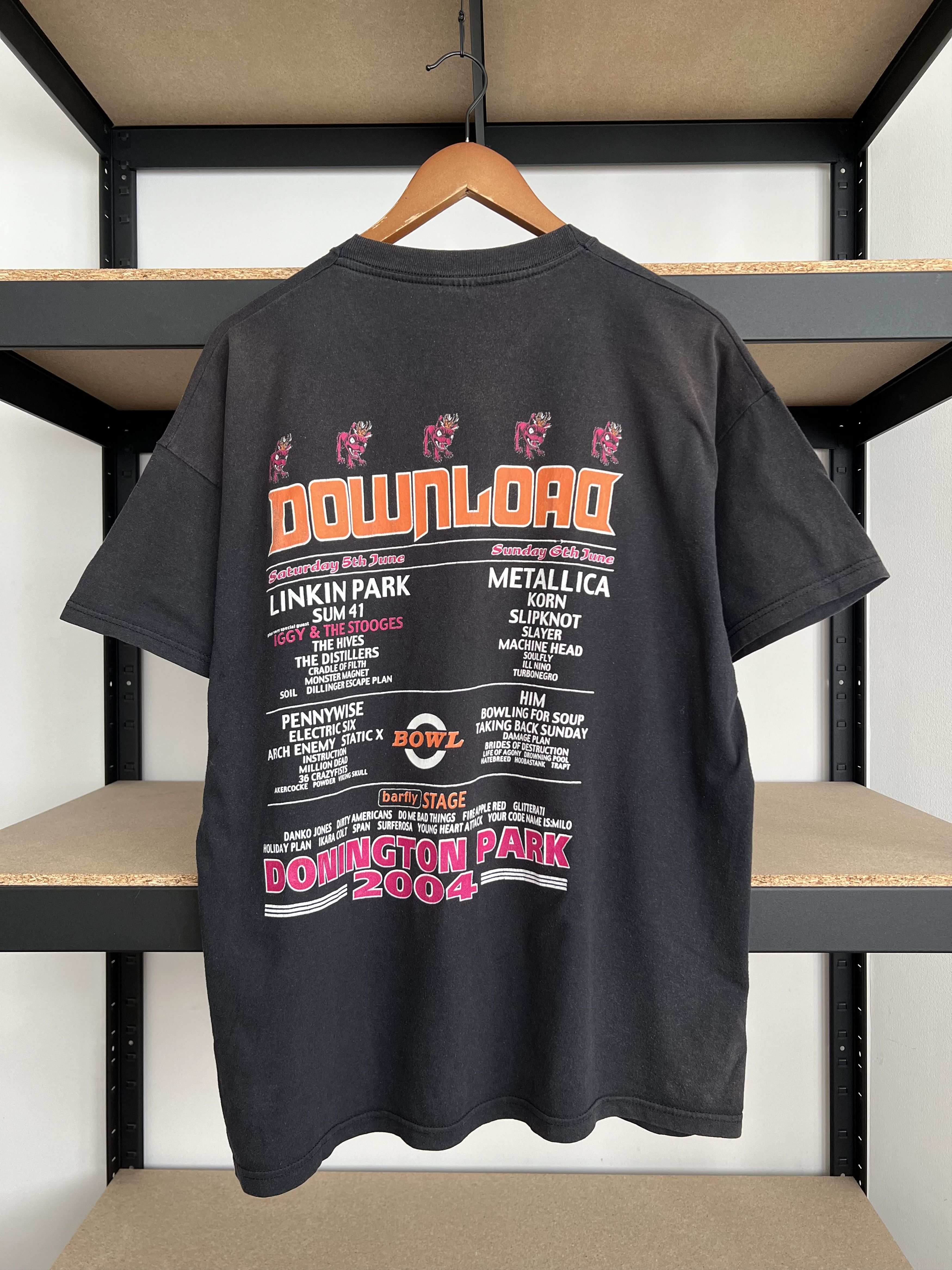 Band Tees Vintage 2004 Metallica St. Anger Download Donington T-shirt Size US XL / EU 56 / 4 - 3 Thumbnail