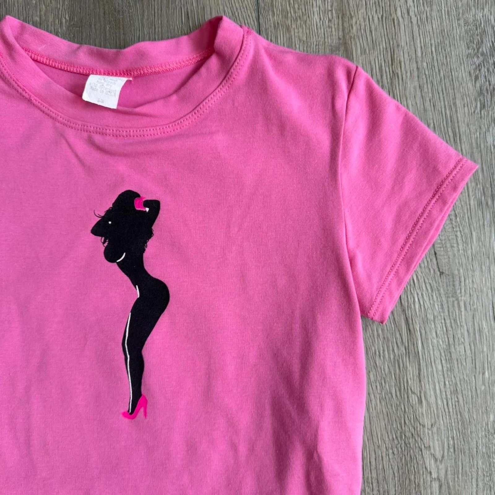 Other Vintage 90s womens top with girl silhouette Size M / US 6-8 / IT 42-44 - 3 Thumbnail