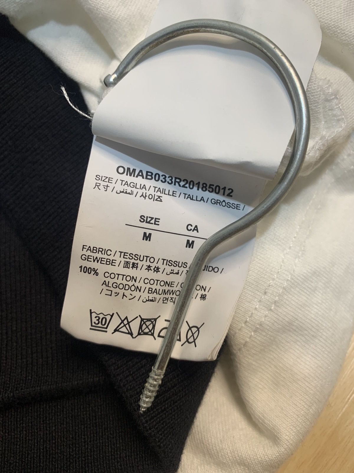 Off-White Off-White Golden Ratio Double Tee Hoodie Size US M / EU 48-50 / 2 - 13 Thumbnail