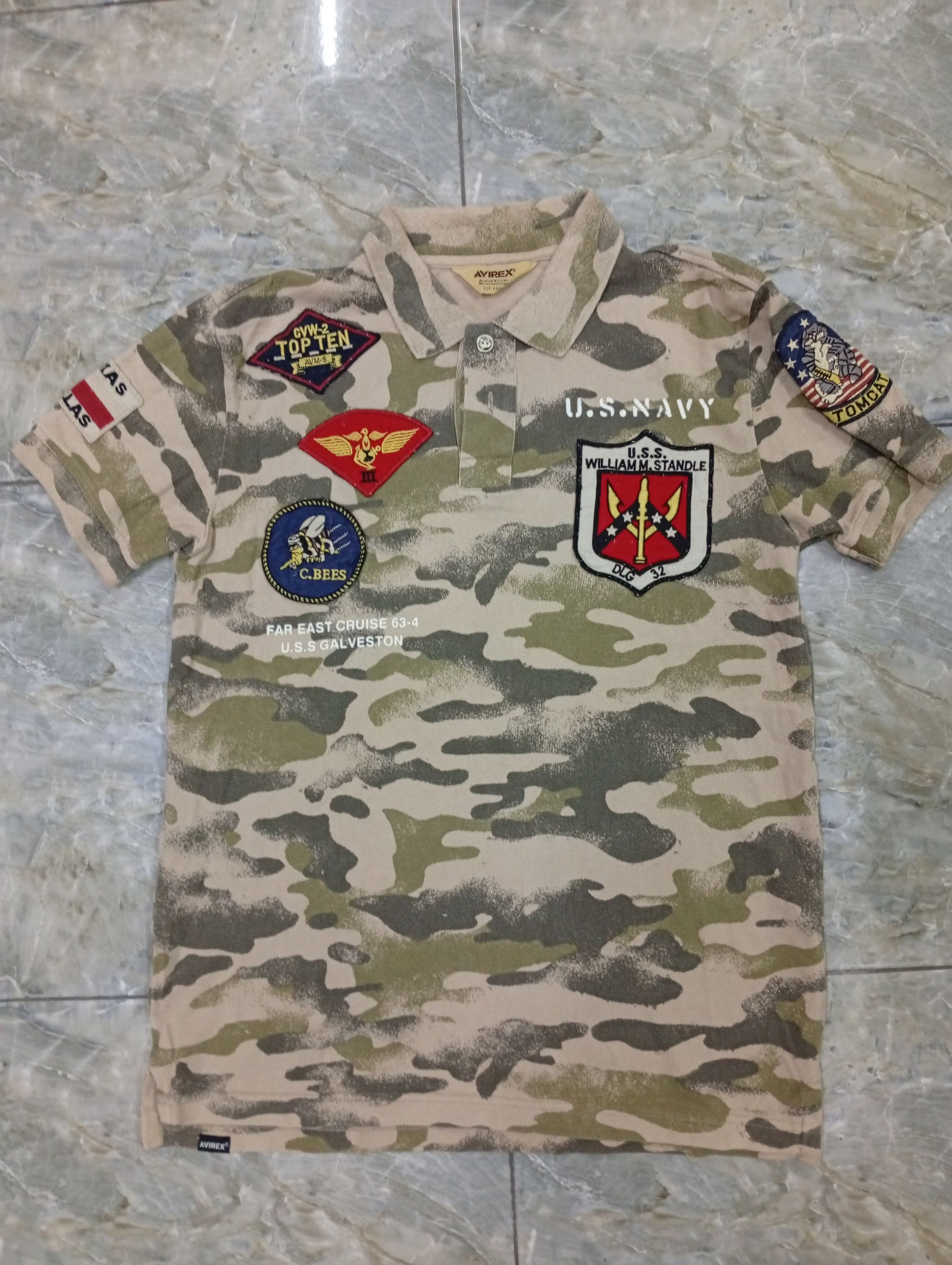 Avirex Rare Avirex X polo shirt Size US S / EU 44-46 / 1 - 1 Thumbnail