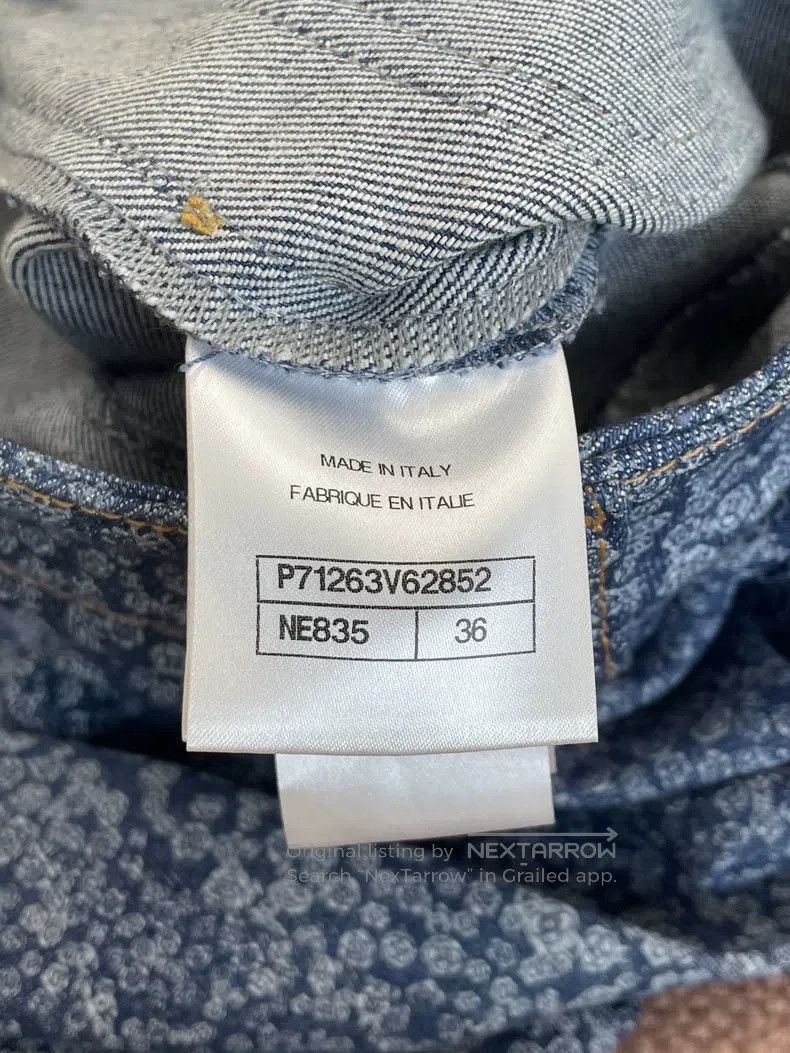 Chanel Chanel 21B blue camelia printed jeans Size 24" / US 00 / IT 34 - 5 Thumbnail