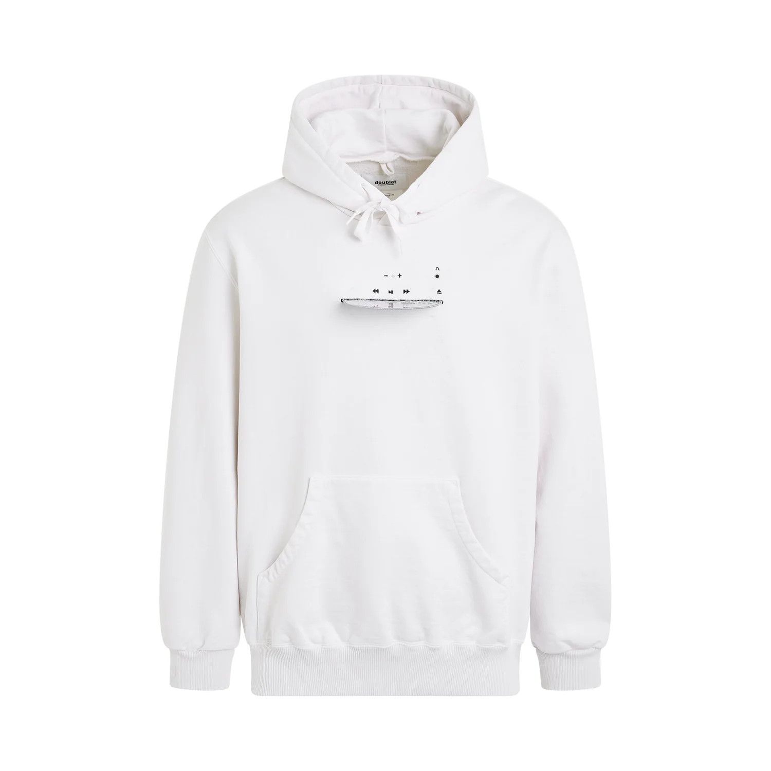 Doublet o1mris0824 Embroidery Hoodie in White Size US M / EU 48-50 / 2 - 1 Thumbnail