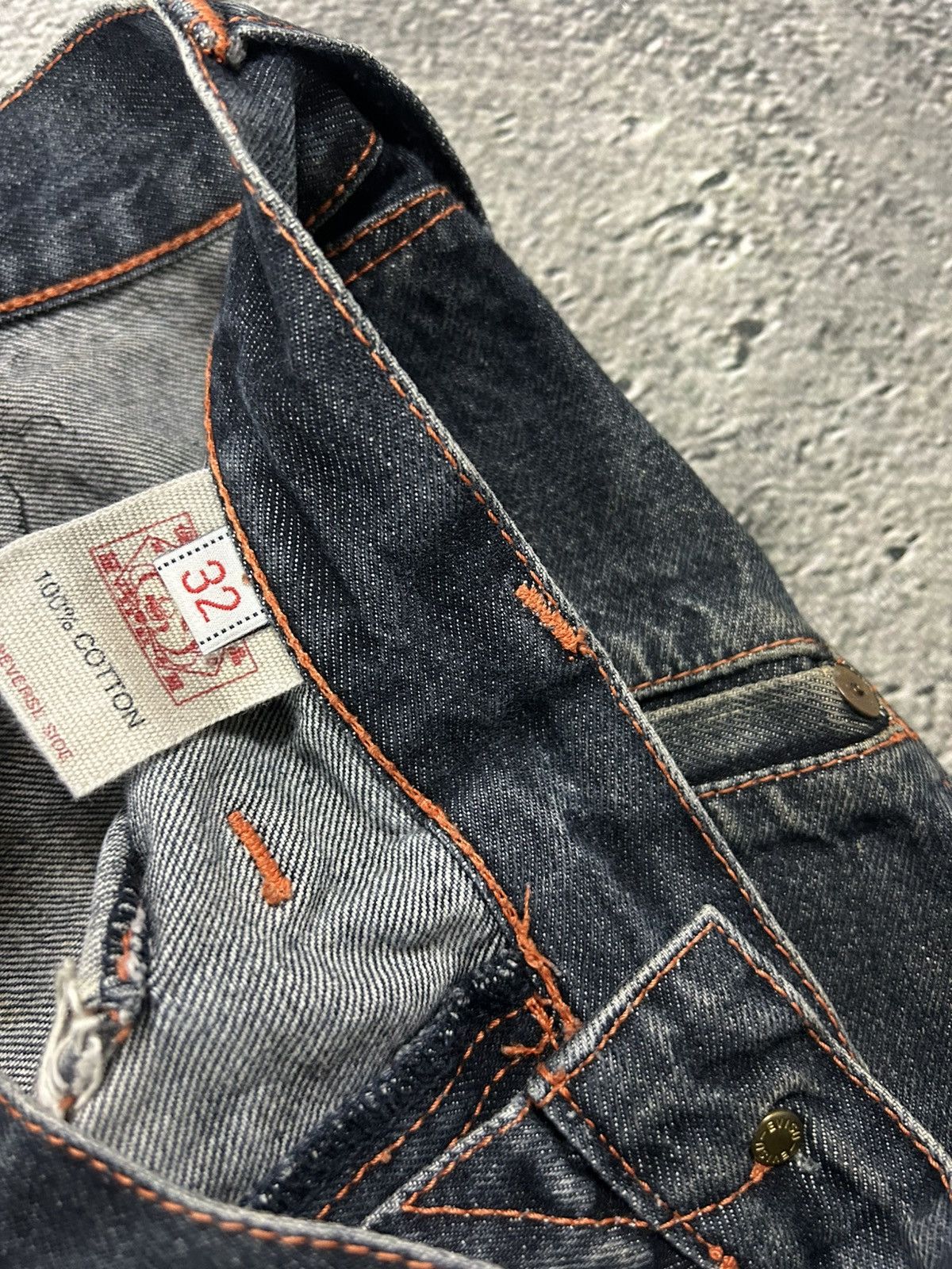 Evisu Evisu jeans vintage handpainted seagull inside out selvedge Size US 32 / EU 48 - 10 Thumbnail