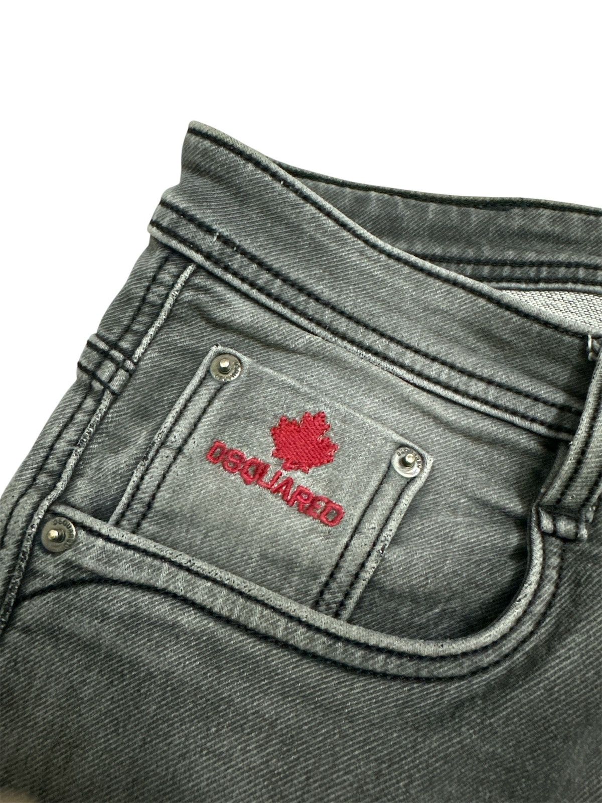GOA Dsquared2 Washed Grey Jeans Amiri Junya Watanabe Style Jeans Size US 36 / EU 52 - 10 Thumbnail