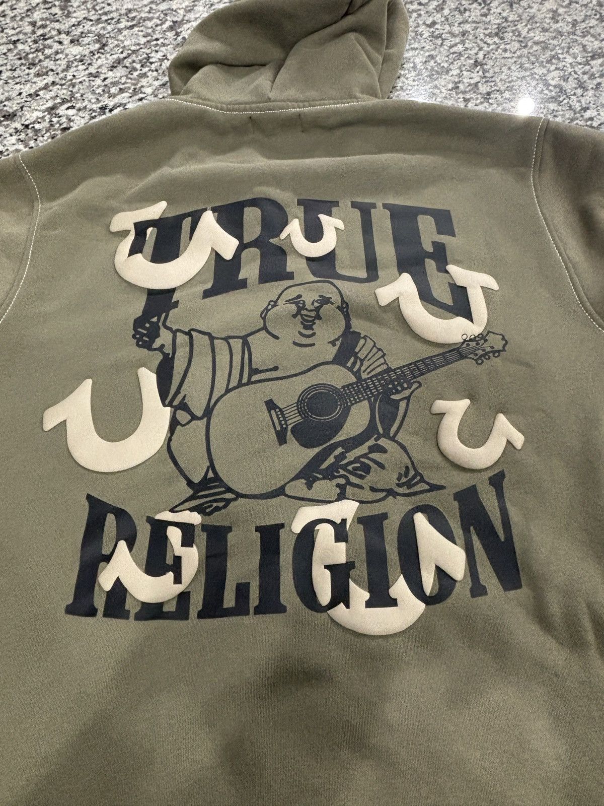 True Religion True Religion Buddha Zip Hoodie Olive Green Size XL Size US XL / EU 56 / 4 - 8 Thumbnail