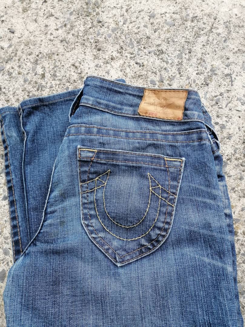True Religion True Religion Steve Section Denim Jeans Size 30" / US 8 / IT 44 - 6 Thumbnail