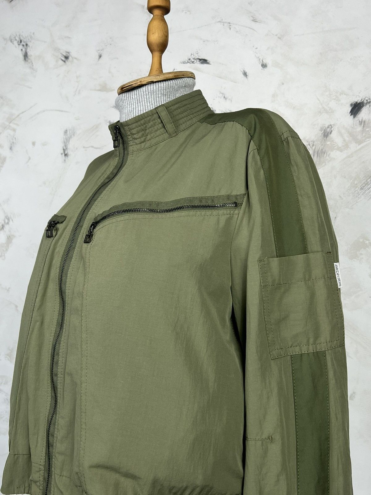 Vintage Vintage Marc Cain Utility Jacket Size M - L Size L / US 10 / IT 46 - 4 Thumbnail