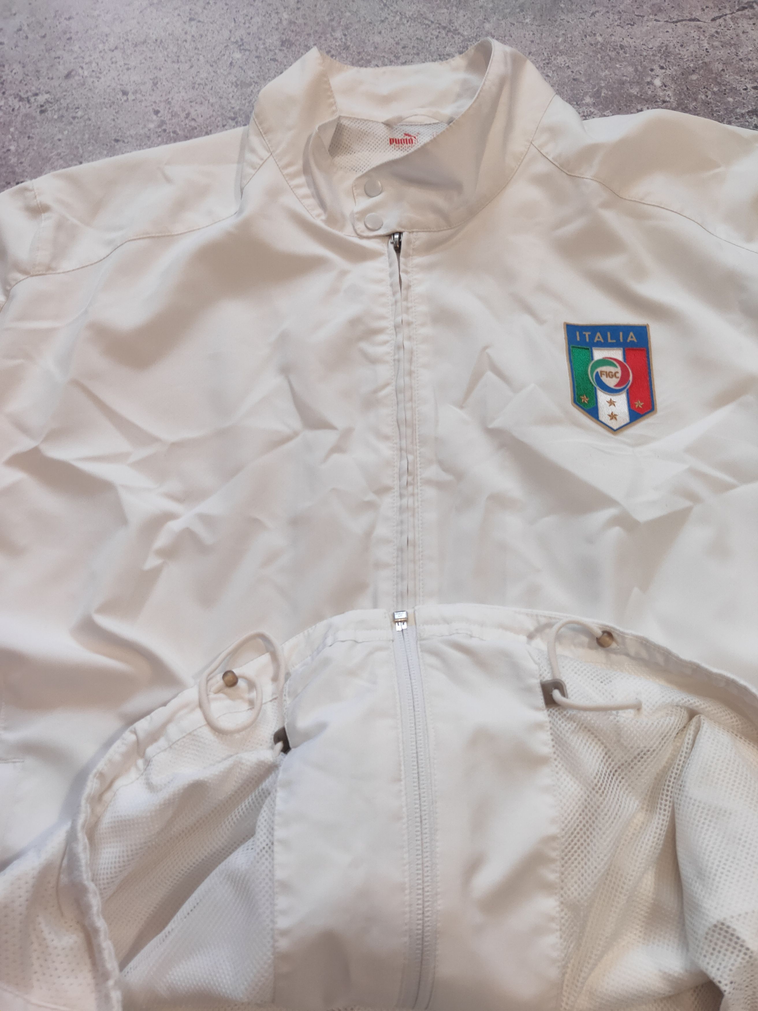 Puma × Vintage 🇮🇹Vintage Puma Italy Soccer Jersey Zip Retro Rare Hype Size US XXL / EU 58 / 5 - 4 Thumbnail