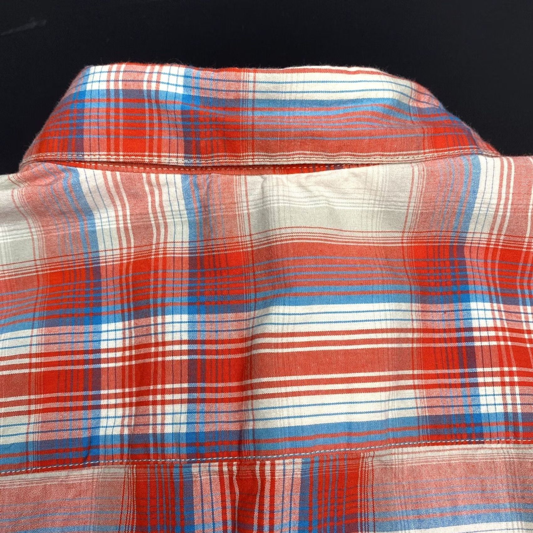Vintage Columbia Shirt Regular Red Plaid Button-Up Short Sleeve Mens Adult Large Size US L / EU 52-54 / 3 - 7 Thumbnail
