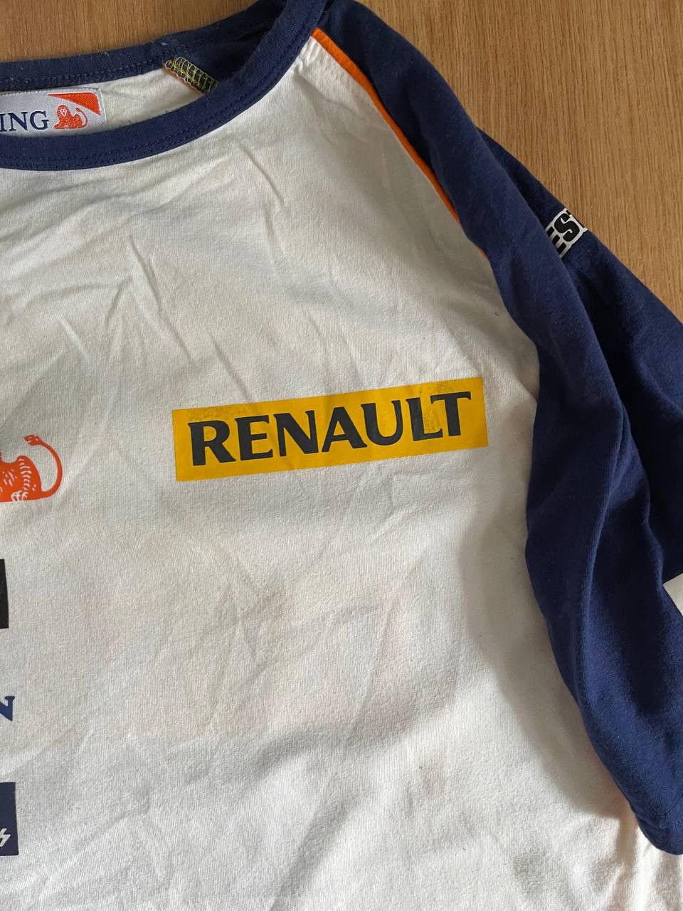 Vintage Renault F1 team t-shirt ING elf Bridgestone Size US XL / EU 56 / 4 - 6 Thumbnail