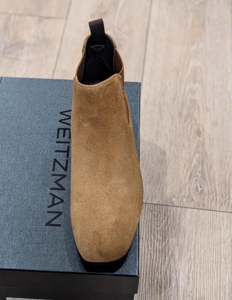 Stuart Weitzman Stuart Weitzman Adwin Suede Chelsea Boots Tan 44 US 11 Size US 11 / EU 44 - 2 Thumbnail