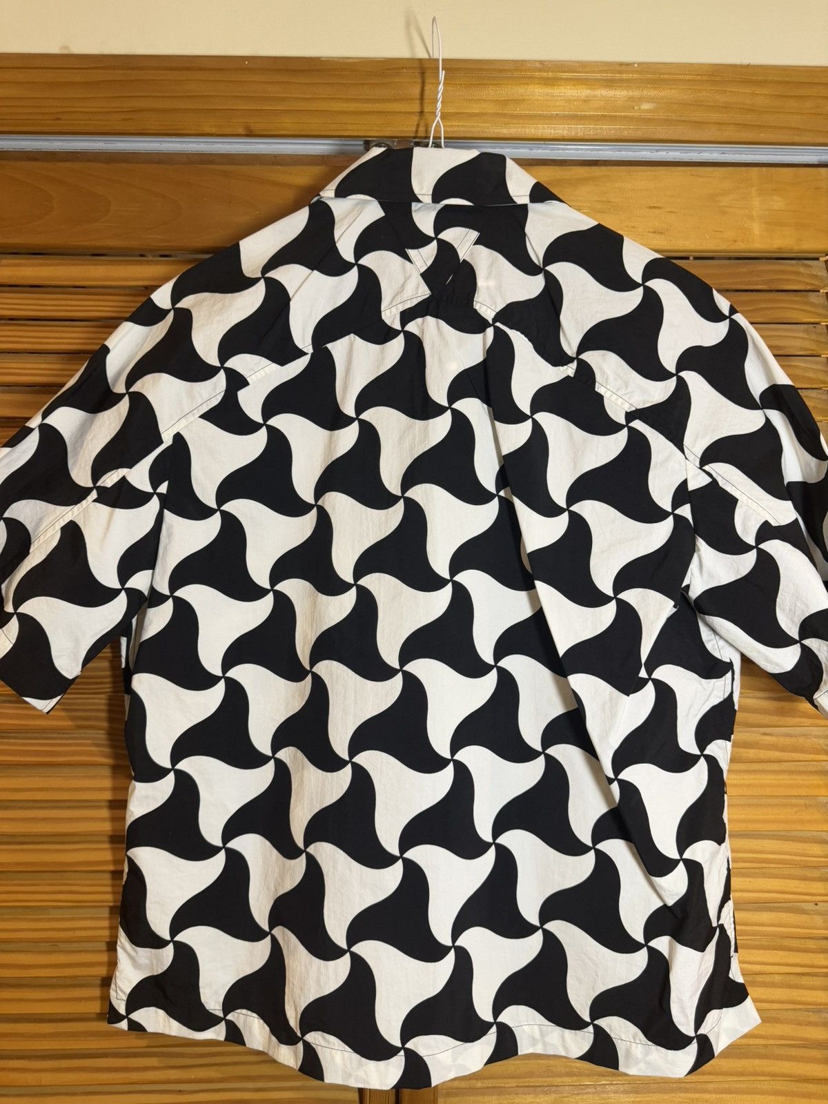Bottega Veneta Bottega Veneta Nylon Triangular Button up shirt Size US M / EU 48-50 / 2 - 2 Thumbnail