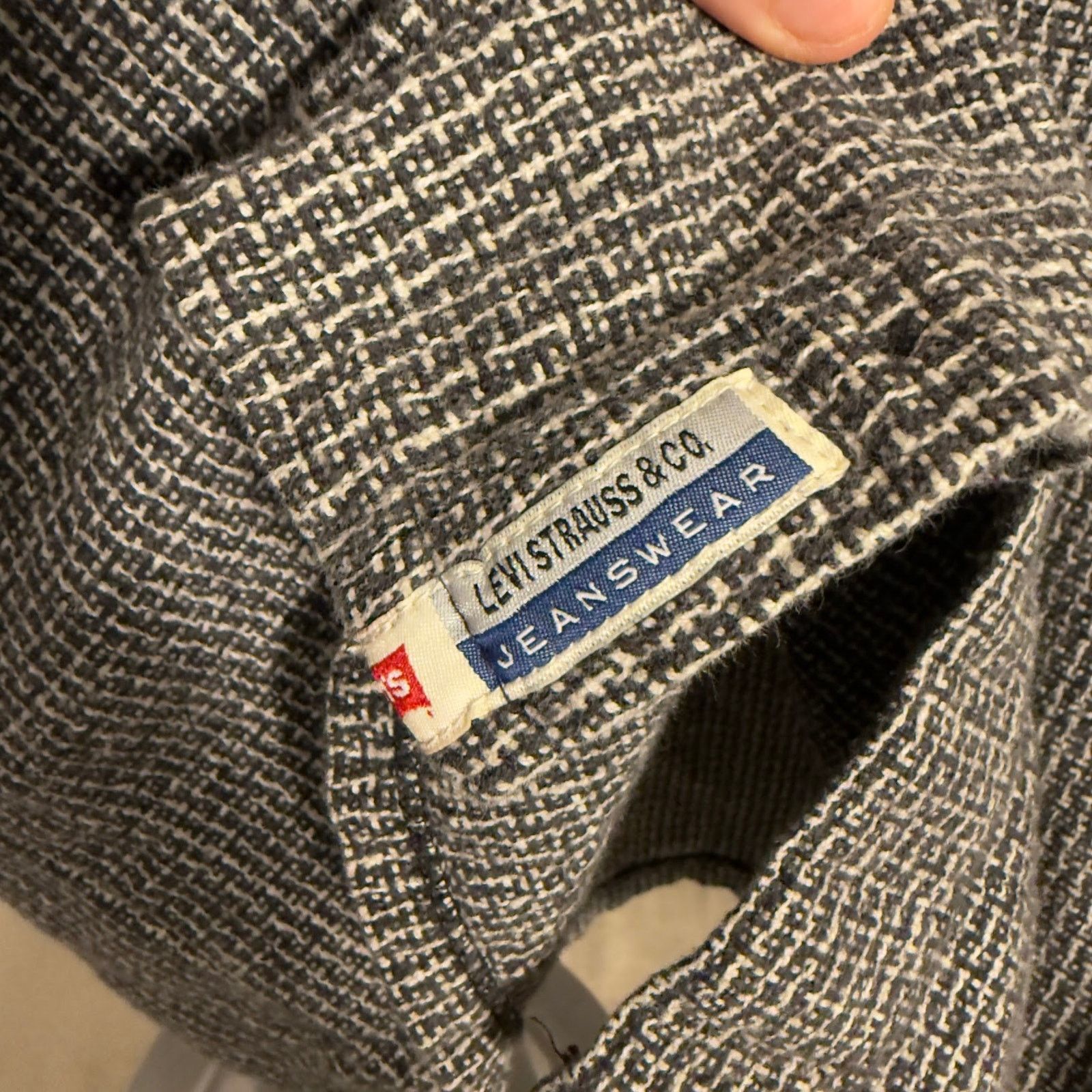 Levi's Vintage Levi's Long Sleeve Tweed Button Up - Men's Large Size US L / EU 52-54 / 3 - 5 Thumbnail