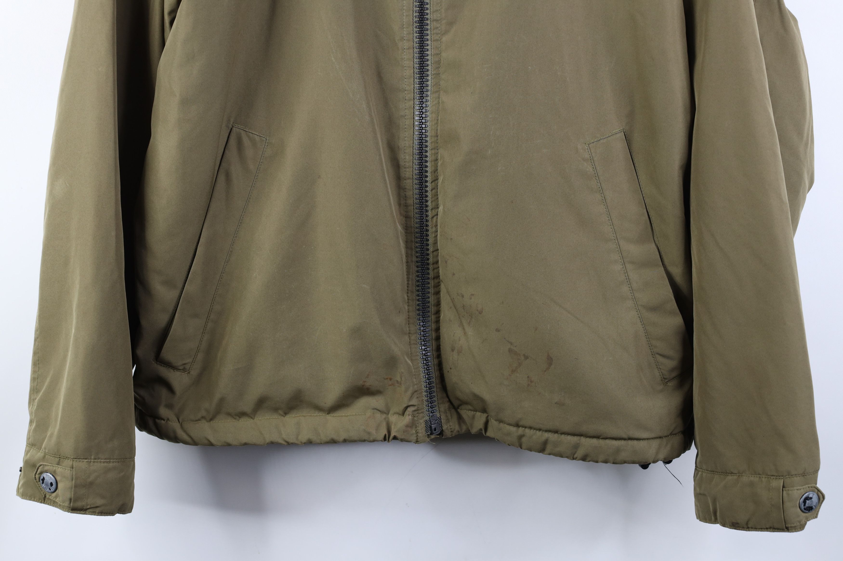 Ralph Lauren Vintage 90s Ralph Lauren Fleece Lined Hooded Bomber Jacket Size US M / EU 48-50 / 2 - 3 Thumbnail