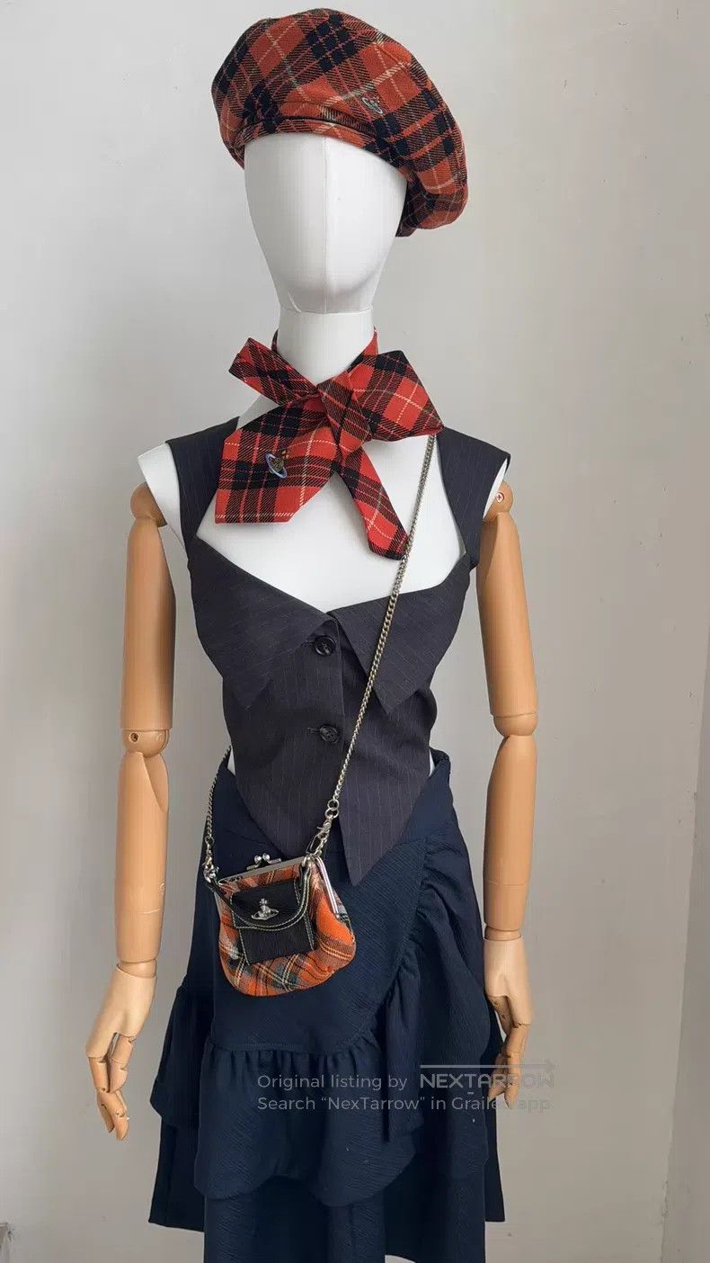 Vivienne Westwood Vivienne Westwood Rare 90s Orange Tie Size ONE SIZE - 4 Thumbnail