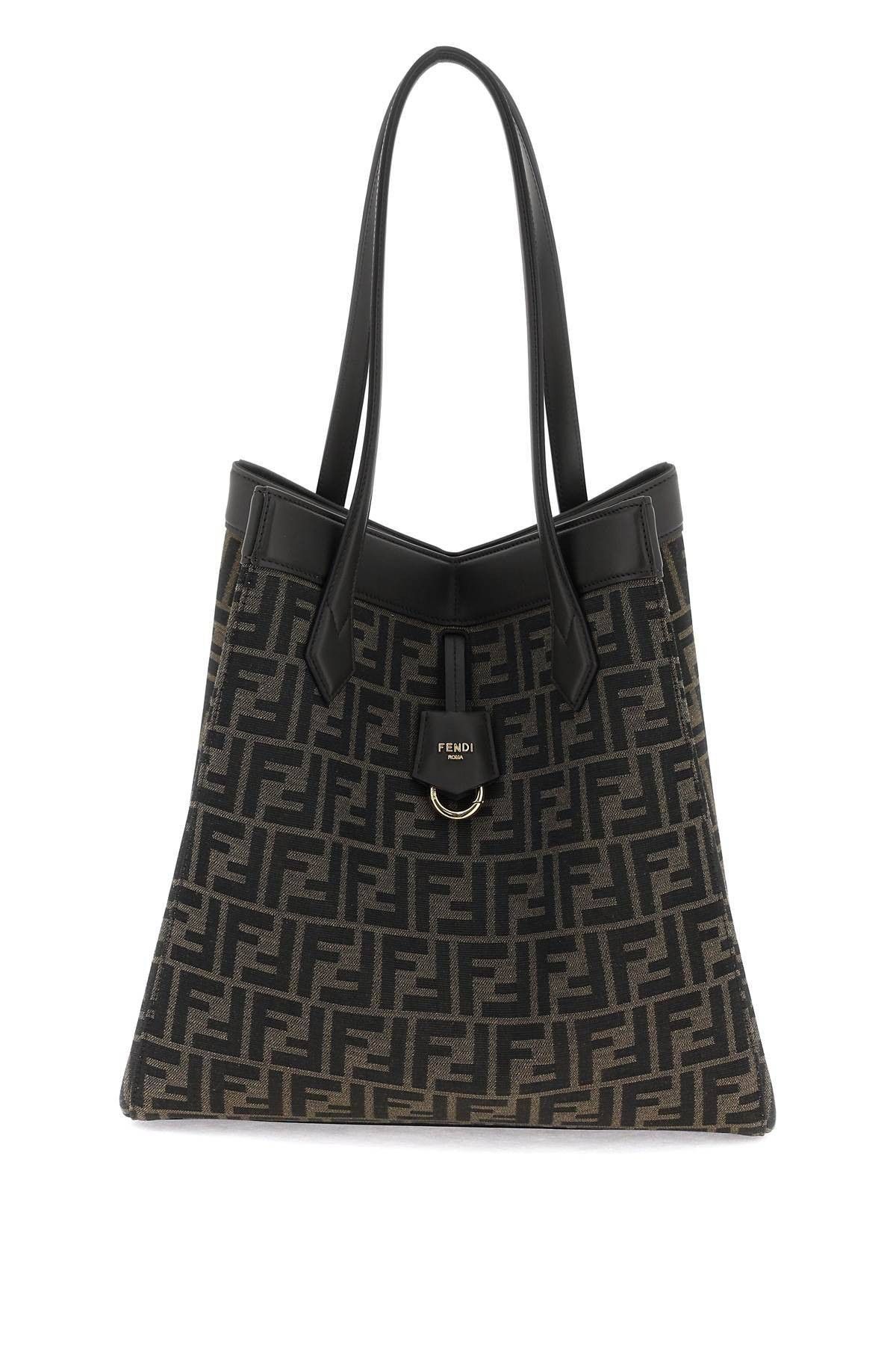 image of Fendi Origami Large Bag in Brown, Women's