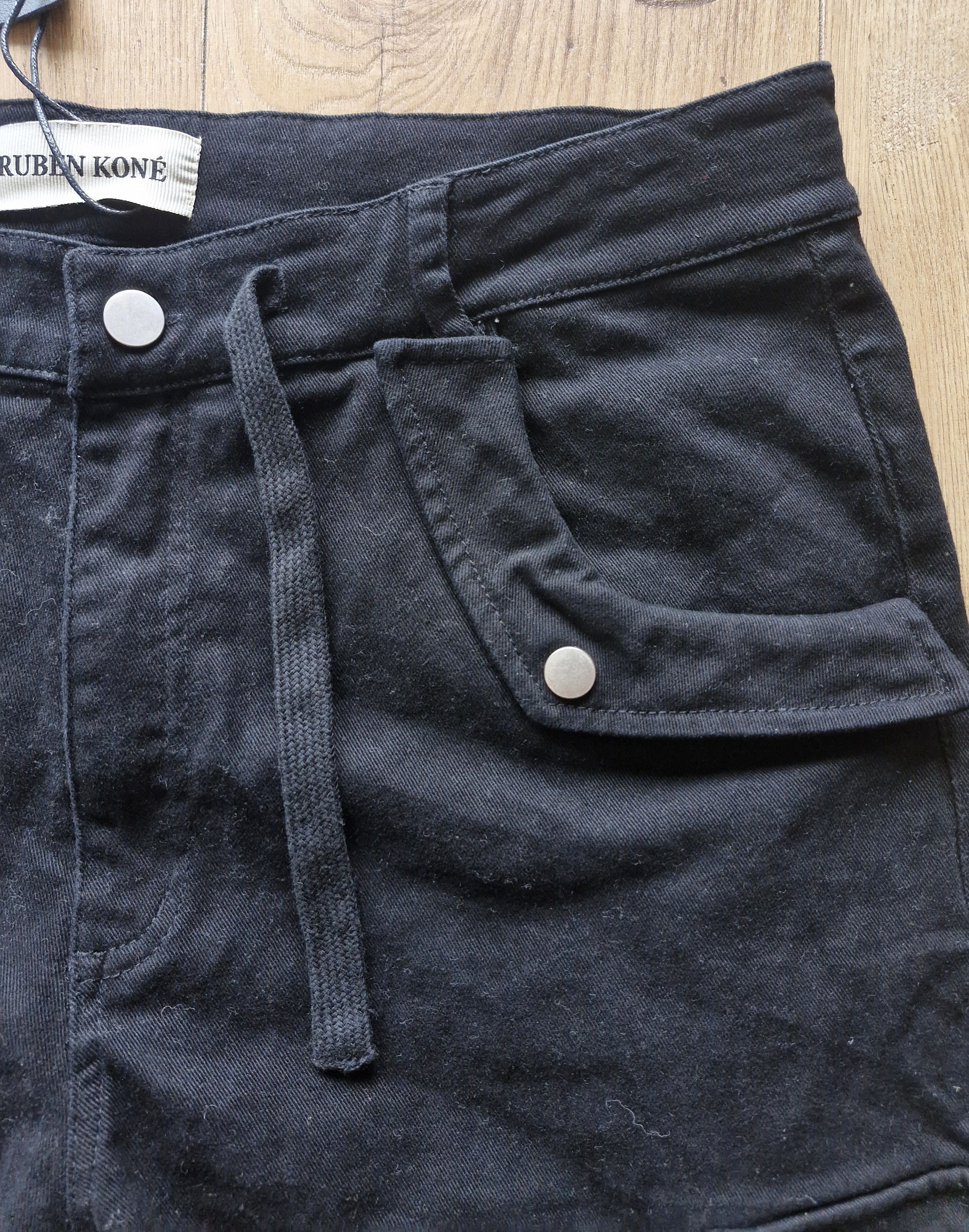 Japanese Brand × Ruben Kone × Vuja De Men's Ruben Koné Strap Cargo Pants Black high-end Size US 36 / EU 52 - 4 Thumbnail