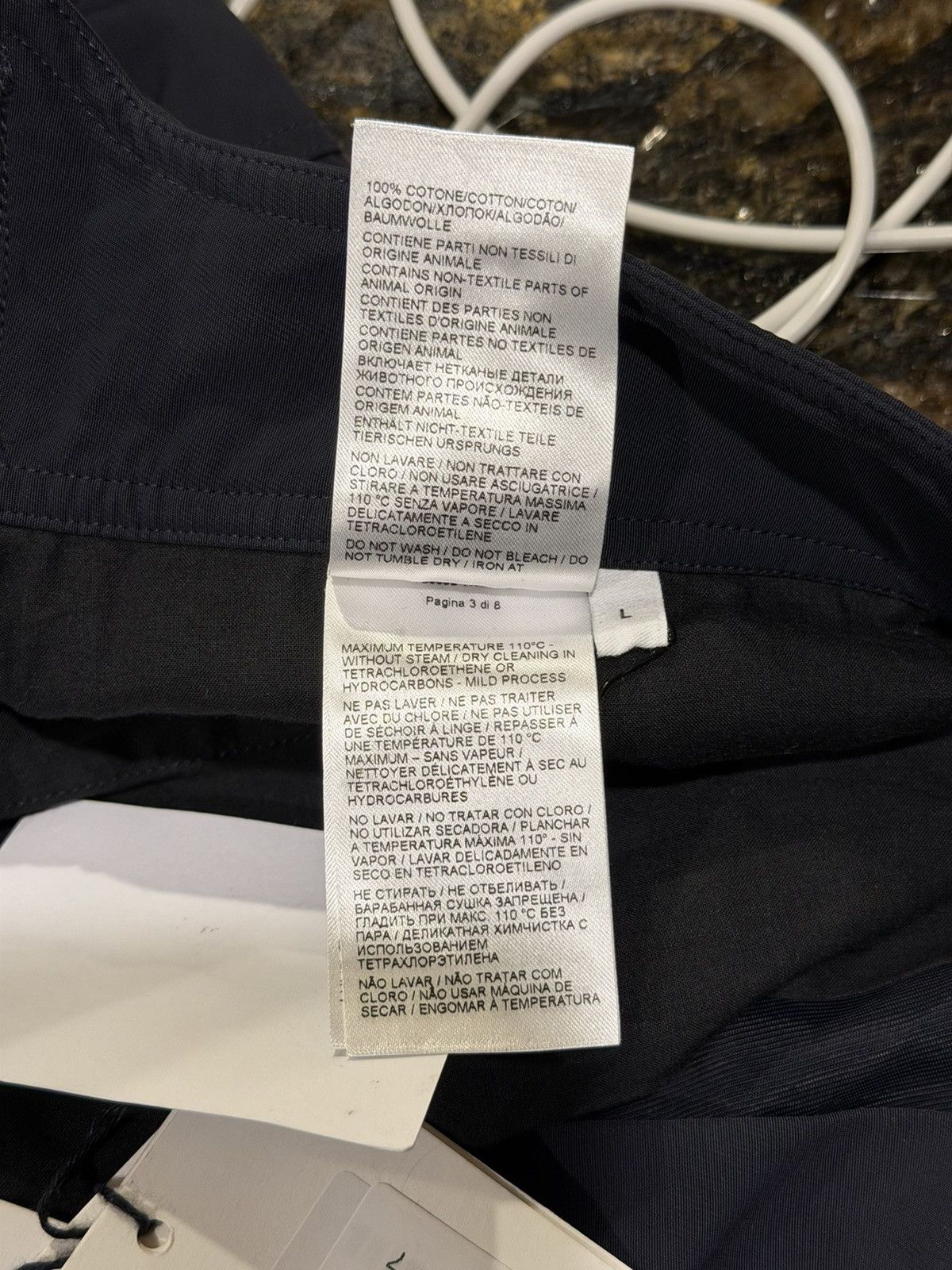 Bottega Veneta Bottega Veneta Tricot Multi Zip Cuff Cargo Black Nylon Pants Size US 34 / EU 50 - 11 Thumbnail