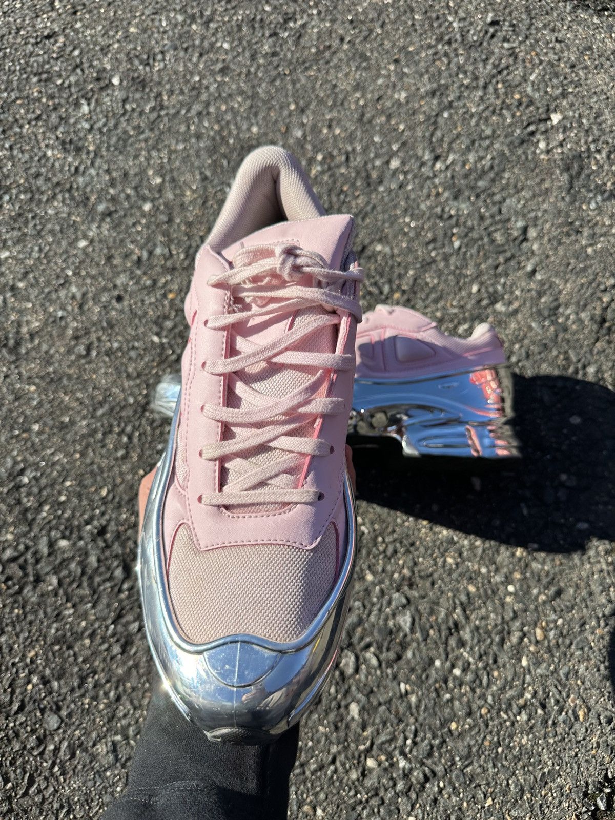 Raf Simons Raf Simons Mirrored Clear Pink Size US 11.5 / EU 44-45 - 2 Thumbnail