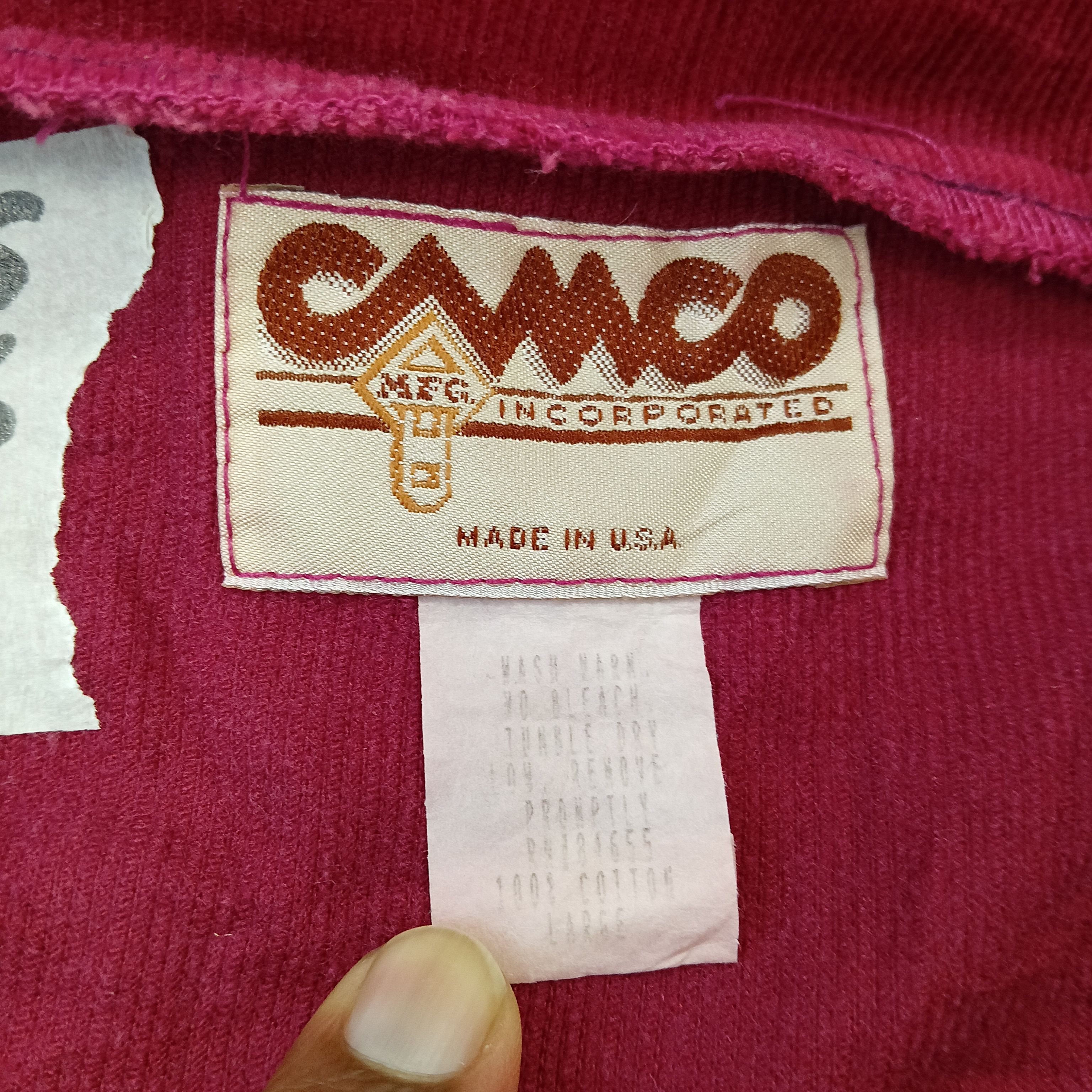 Other VINTAGE CAMCO HALF ZIPPER MADE IN USA HOODIE RARE Size US XXL / EU 58 / 5 - 4 Thumbnail