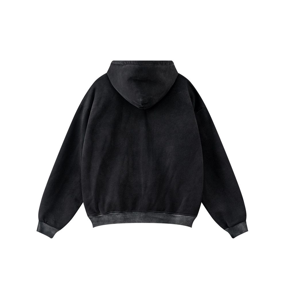 Designer × Vintage Streetwear 90s Fade Stripe Design Hoodie (Size M-Black) New Size US M / EU 48-50 / 2 - 3 Thumbnail