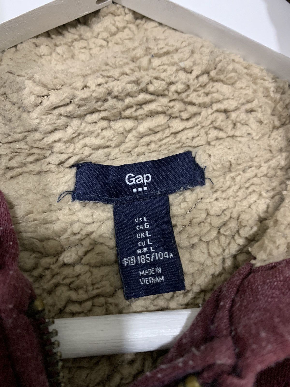 Gap × Vintage Vintage Gap Hoodie With Embroidery Spellout Full Zipper Size US L / EU 52-54 / 3 - 7 Thumbnail
