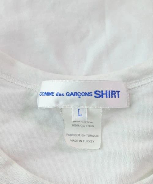 Comme des Garcons SHIRT T-Shirts cut and sewn cotton short sleeve crewneck White Size US L / EU 52-54 / 3 - 6 Thumbnail