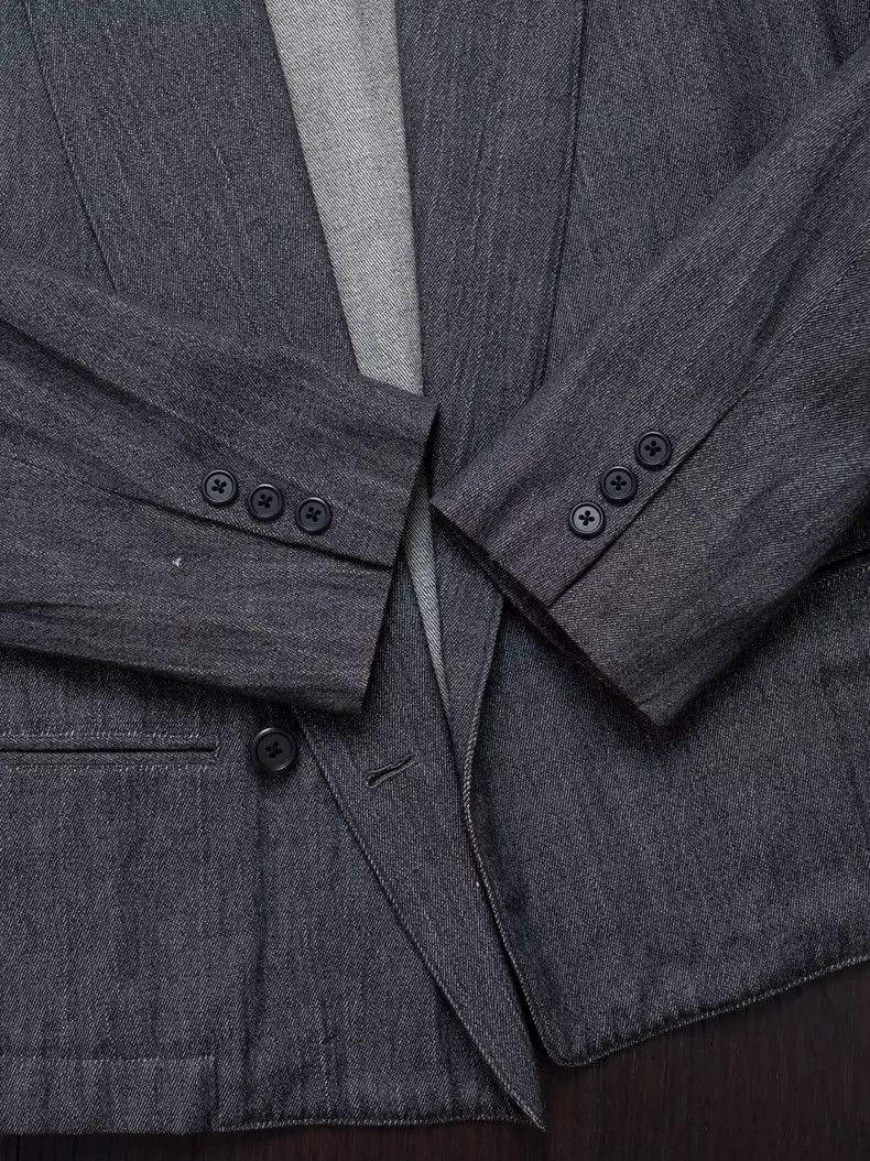 Yohji Yamamoto Yohji Yamamoto 80s swingback double-breasted jacket 2504-Ne Size US S / EU 44-46 / 1 - 6 Thumbnail