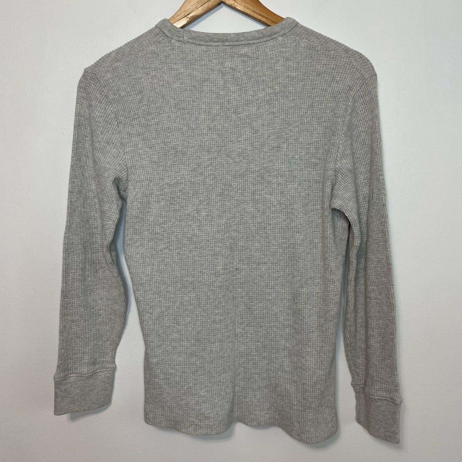 Abercrombie & Fitch Abercrombie & Fitch Grey Sweater XS Waffle Knit Long Sleeve Size XS / US 0-2 / IT 36-38 - 3 Thumbnail
