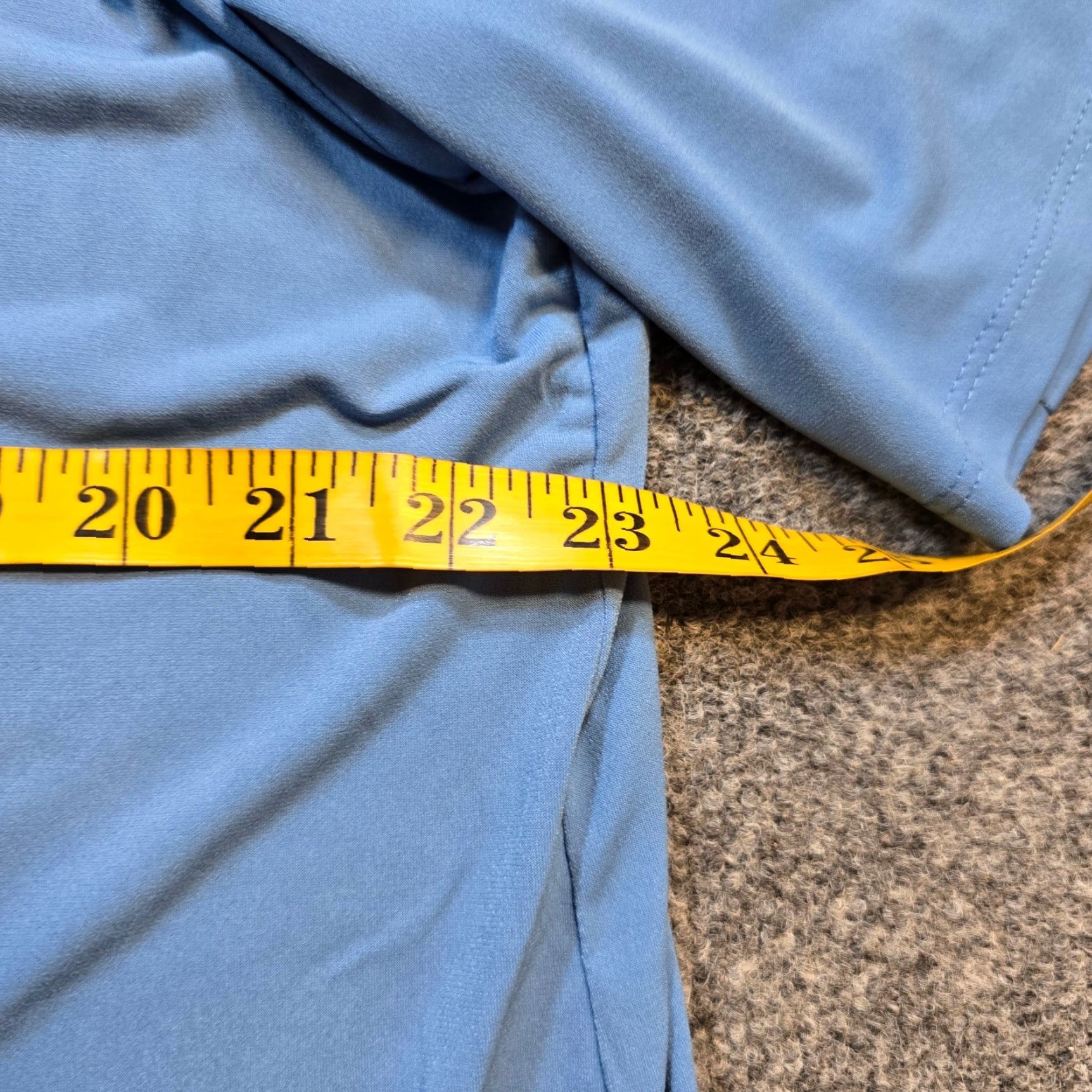 Vintage Susan Graver Top Women 1X Blue Round Neck Stretch No Iron Basic Minimal Casual Shirt Womens 1X Blue Round Neck Stretch Classic Casual Modern Size XL / US 12-14 / IT 48-50 - 5 Thumbnail