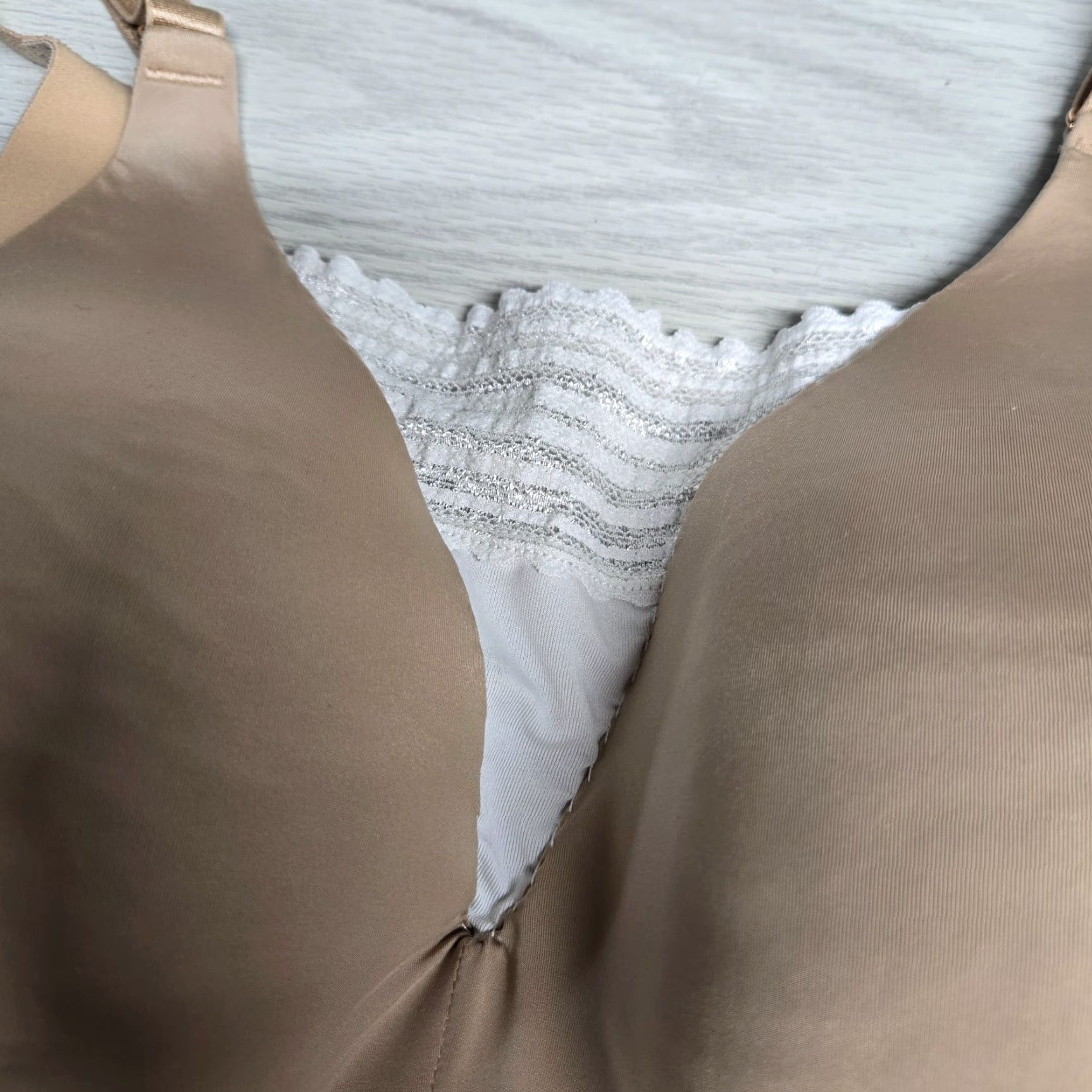 Vintage Warner's Bra 2XL Beige Wire Free RN 36543 Style W4013 Size ONE SIZE - 2 Thumbnail