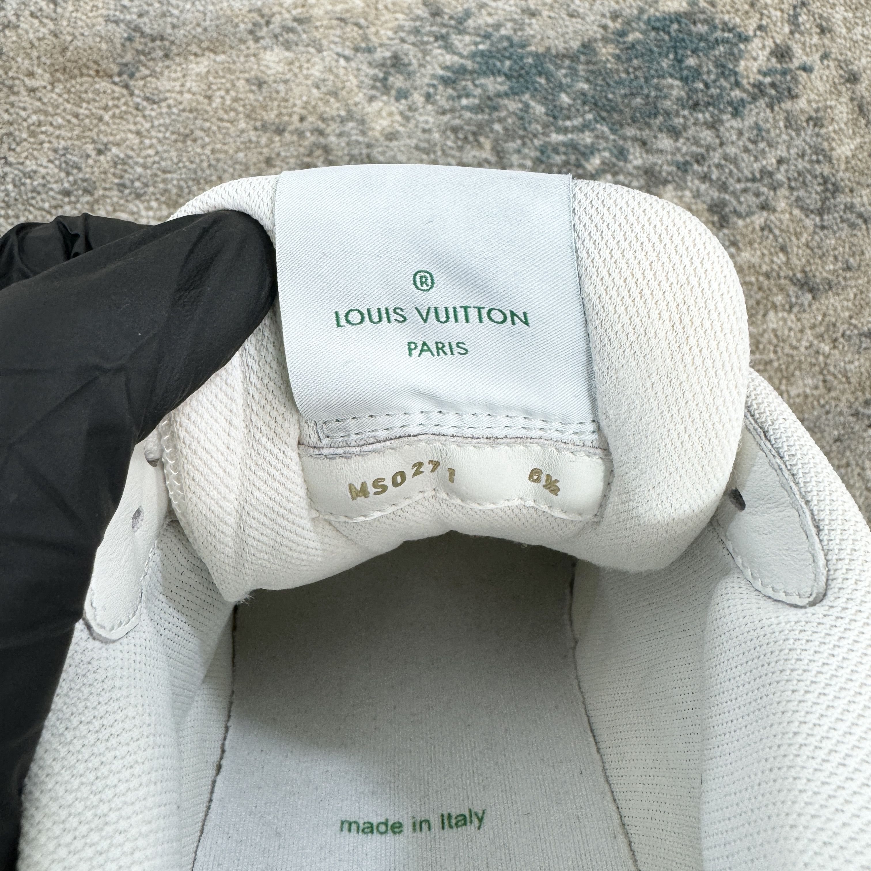 Louis Vuitton Louis Vuitton 1ABLYC Mesh Trainers In Green White RRP £1020 Size US 8.5 / EU 41-42 - 8 Thumbnail