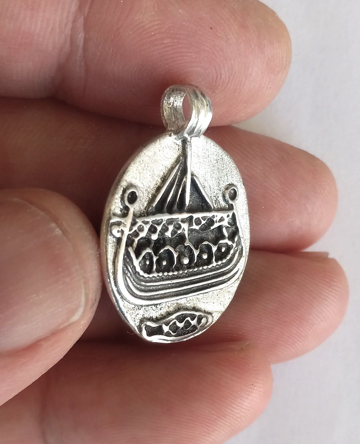 Other Viking Celtic ship pendant sterling silver .925 Size ONE SIZE - 2 Thumbnail