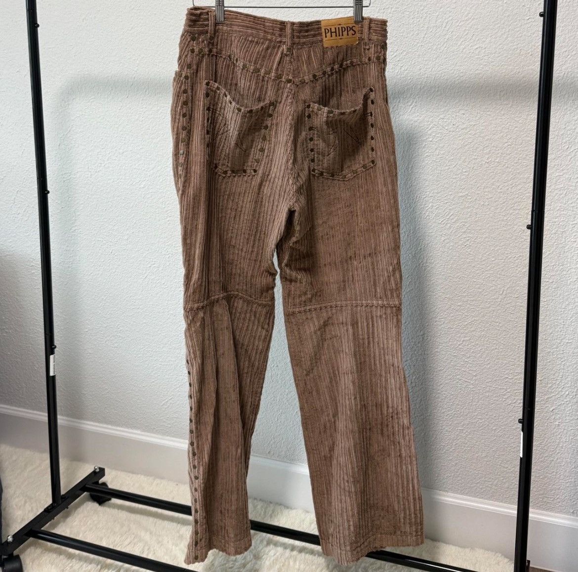 Phipps Phipps Wide Whale Corduroy Studded Size US 34 / EU 50 - 3 Thumbnail