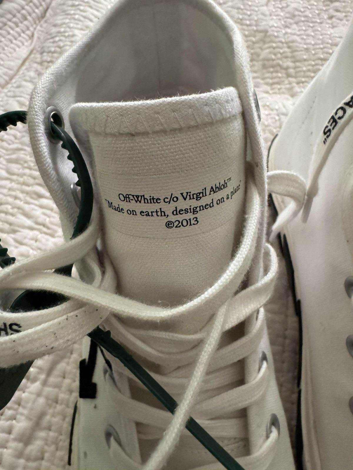 Off-White Off White Vulcanized High Top Sneakers Size US 11.5 / EU 44-45 - 4 Thumbnail