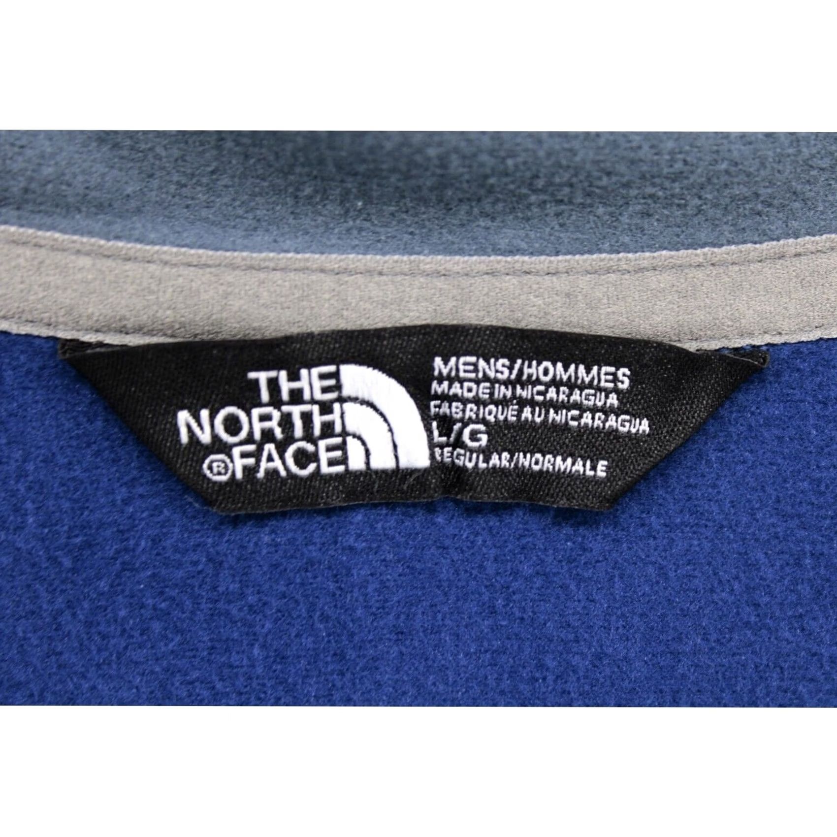 The North Face The North Face Pullover L Blue Gray Fleece 1/4 Zip Jacket Mens Size US L / EU 52-54 / 3 - 6 Thumbnail