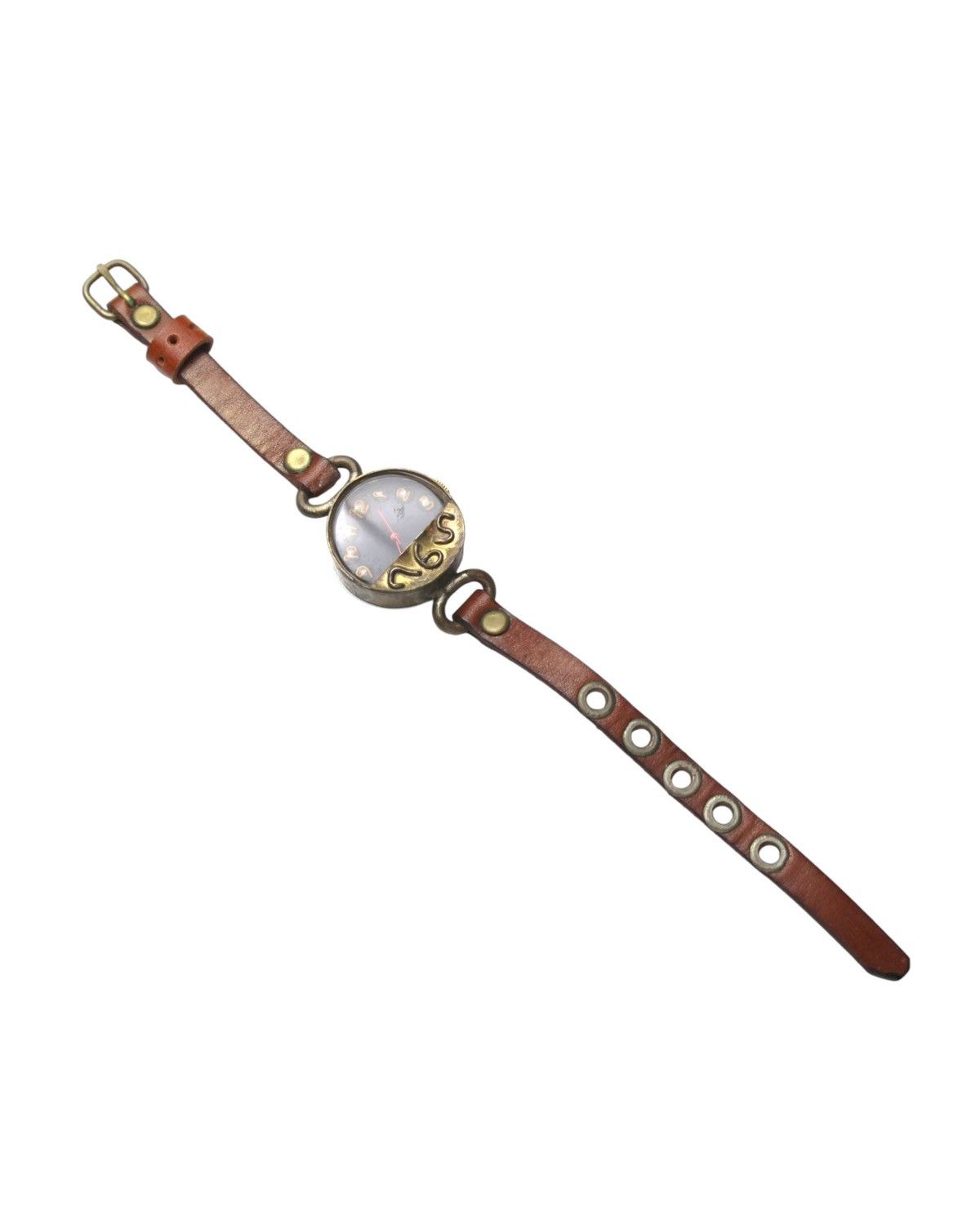 Japanese Brand × Vintage 2000S JAPANESE HANDCRAFTED STEAMPUNK BRASS CASE WATCH Size ONE SIZE - 7 Thumbnail
