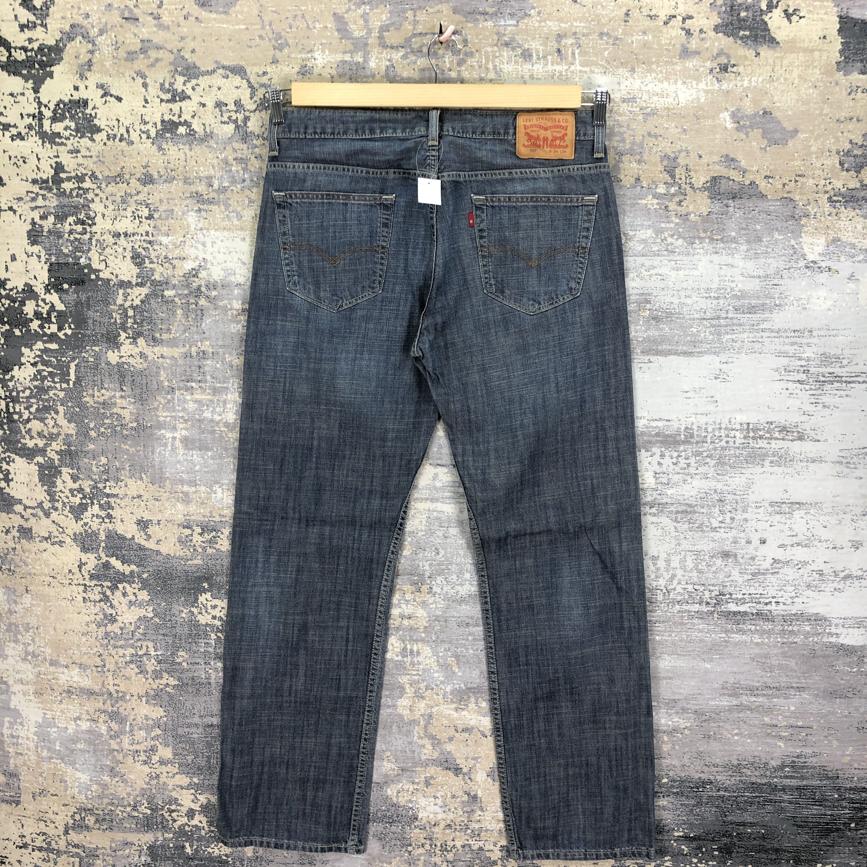 Levi's Vintage Levis Baggy Jeans Levi's 569 Faded Streetwear Denim Size US 34 / EU 50 - 2 Thumbnail
