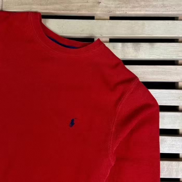 Polo Ralph Lauren × Ralph Lauren × Vintage Mens Sweatshirt Polo Ralph Lauren Vintage Size S Red Size US S / EU 44-46 / 1 - 2 Thumbnail