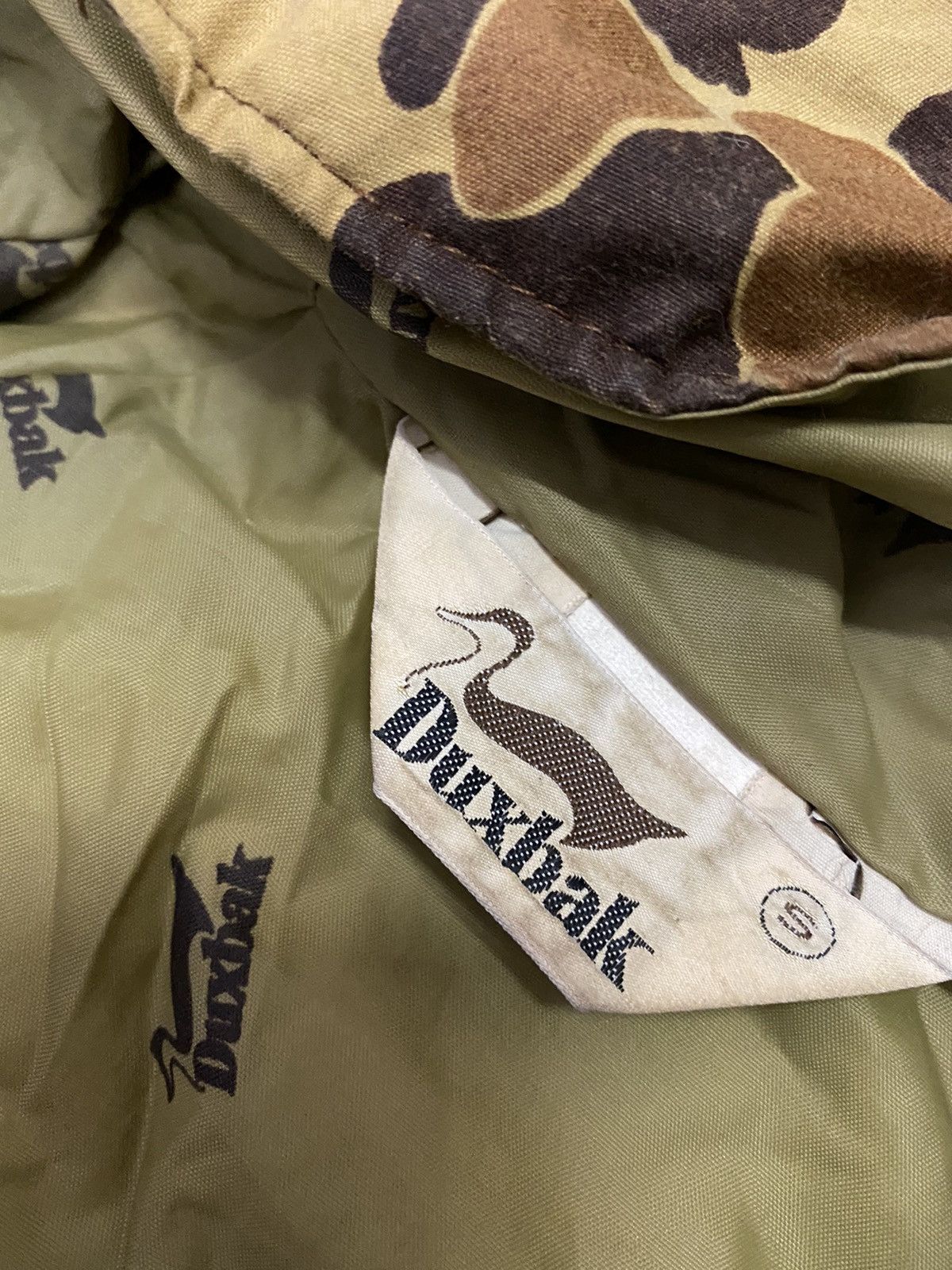 Vintage 💥Vintage 80s Goretex Duxbak Duck Camo Hoodie Size US M / EU 48-50 / 2 - 9 Thumbnail