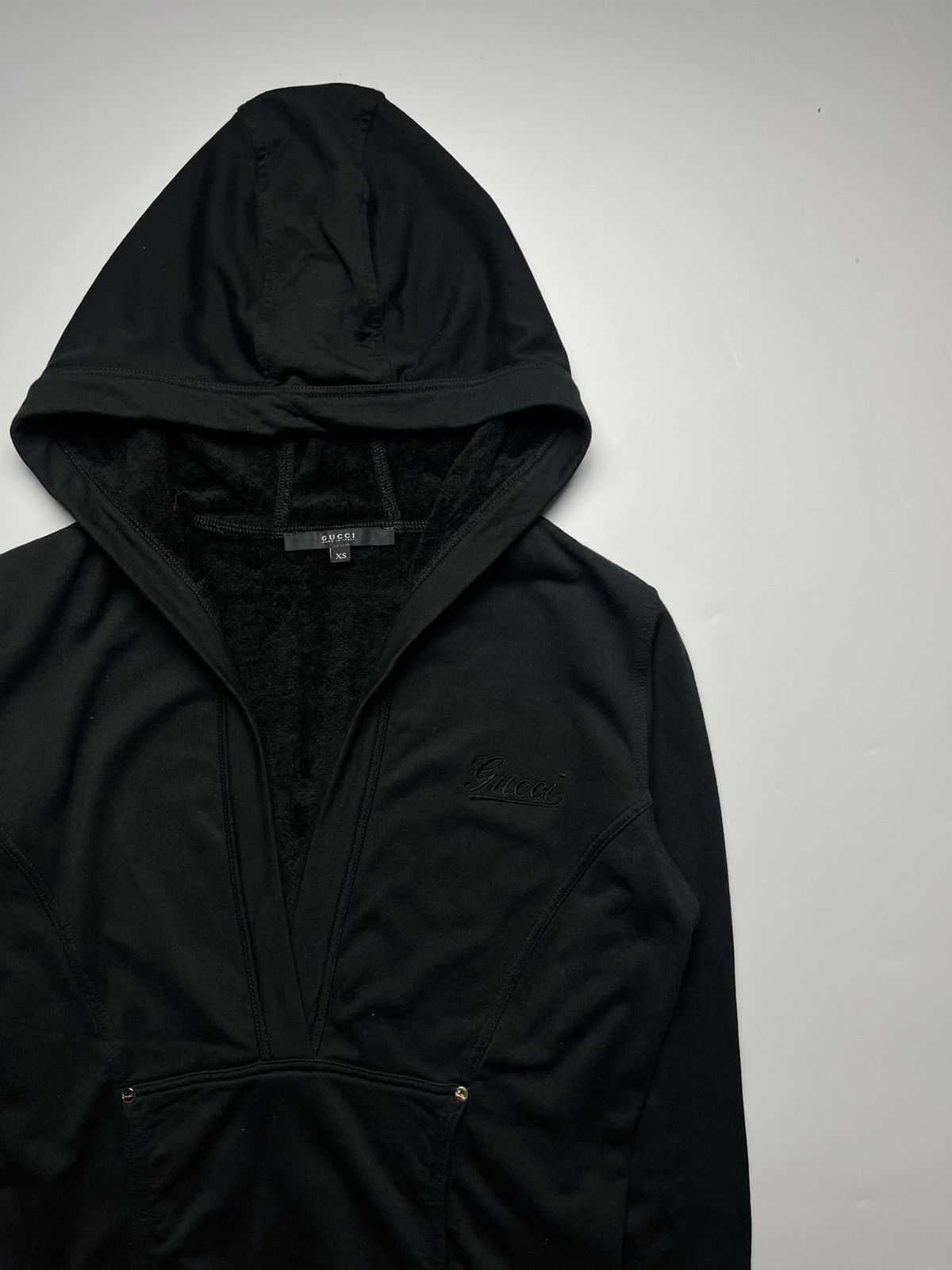 Gucci Gucci by Frida Giannini - Gucci Web Hoodie Size XS / US 0-2 / IT 36-38 - 3 Thumbnail