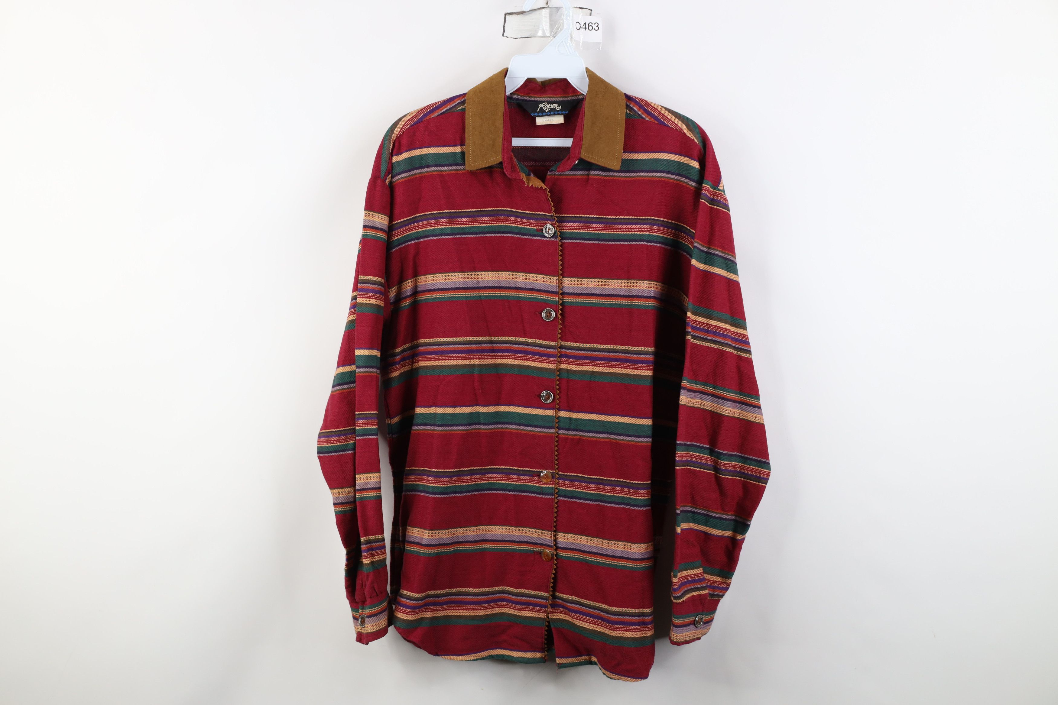 Vintage Vintage 90s Western Cowgirl Collared Button Shirt USA Size S / US 4 / IT 40 - 1 Thumbnail